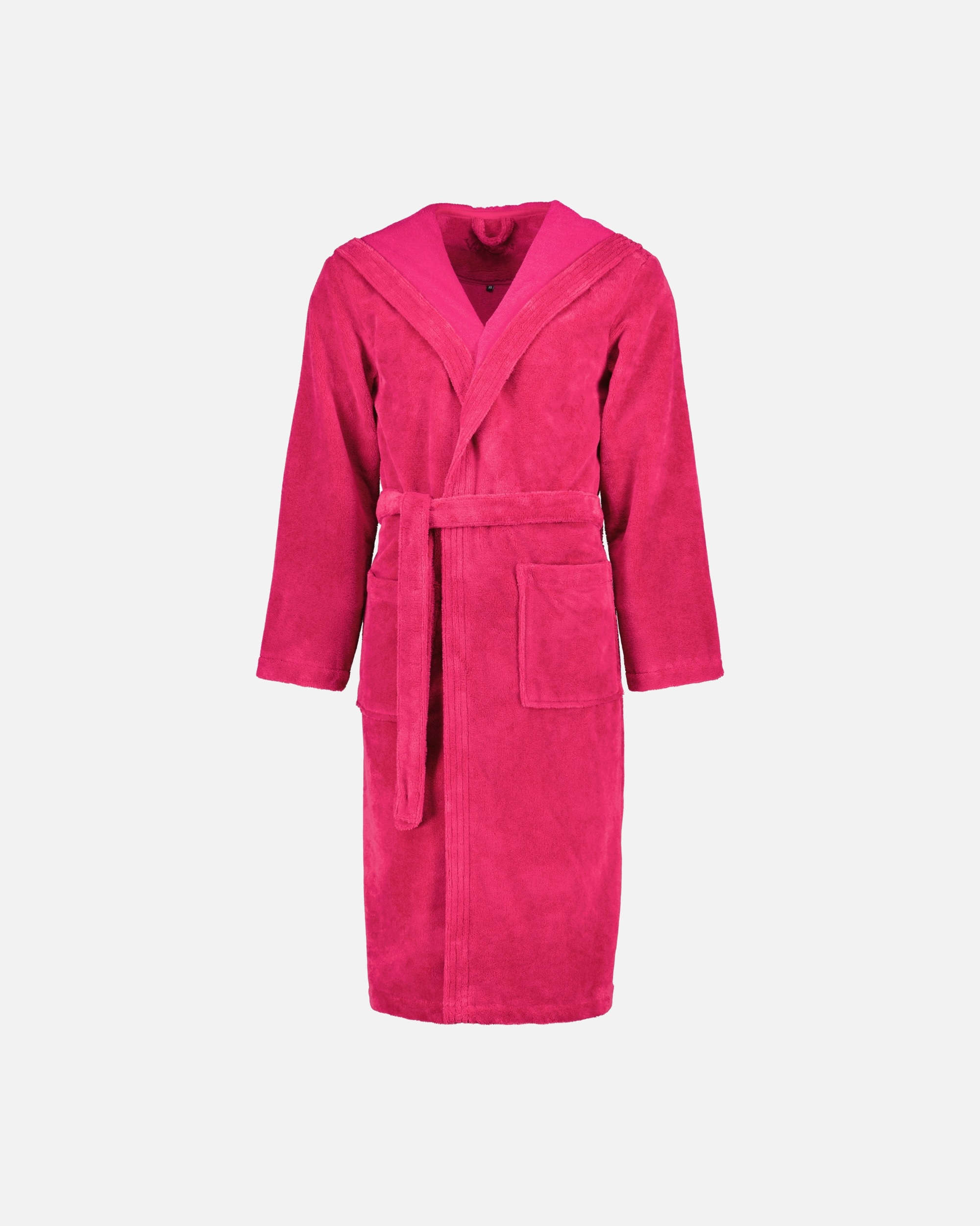 Bademantel für Unisex Vossen Vossen Bademäntel unisex Kapuze Lynn cranberry - 3770 L