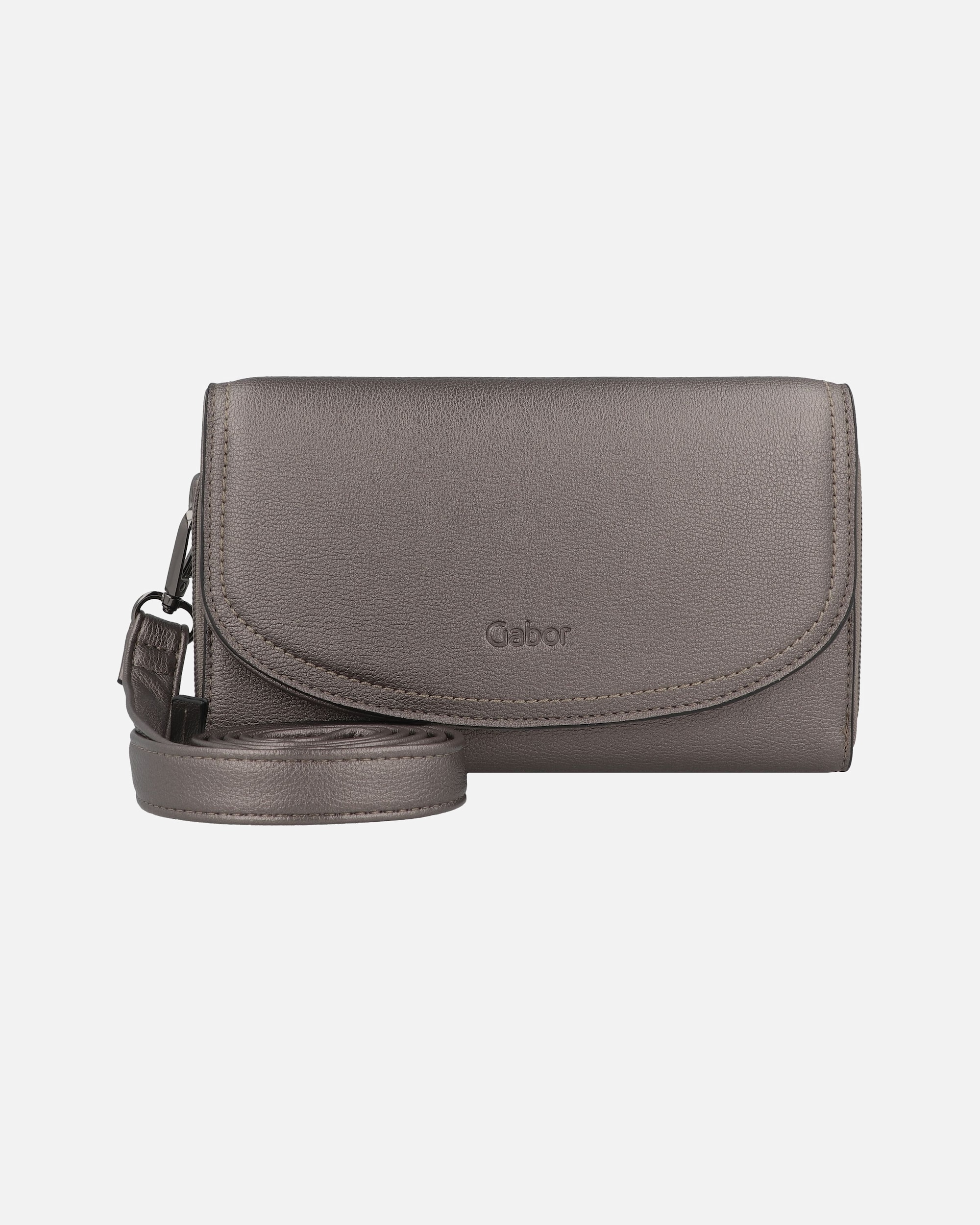 Tasche für Weiblich Gabor Sadie Umhängetasche metallic taupe