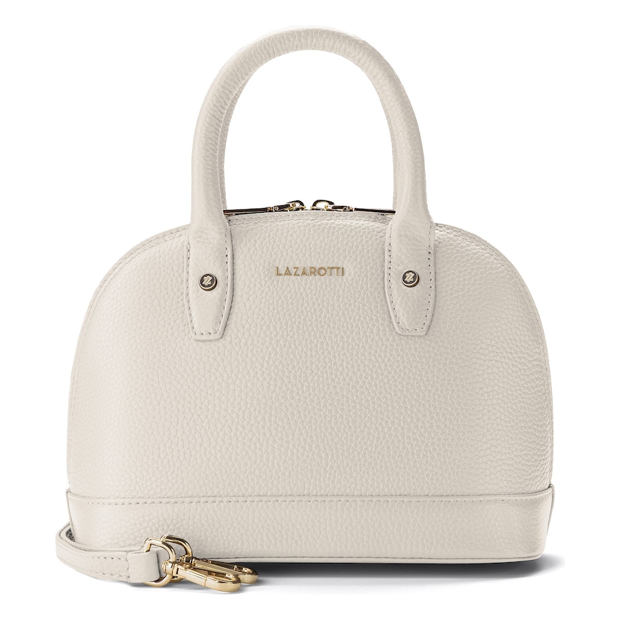 Lazarotti Bologna Leather Henkeltasche cream 2 Grau Damen