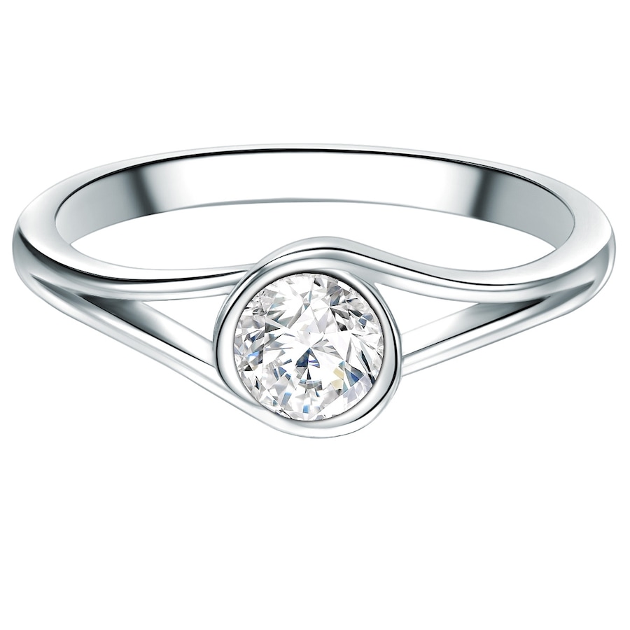 Trilani Ring Sterling Silber Zirkonia in 58 Damen