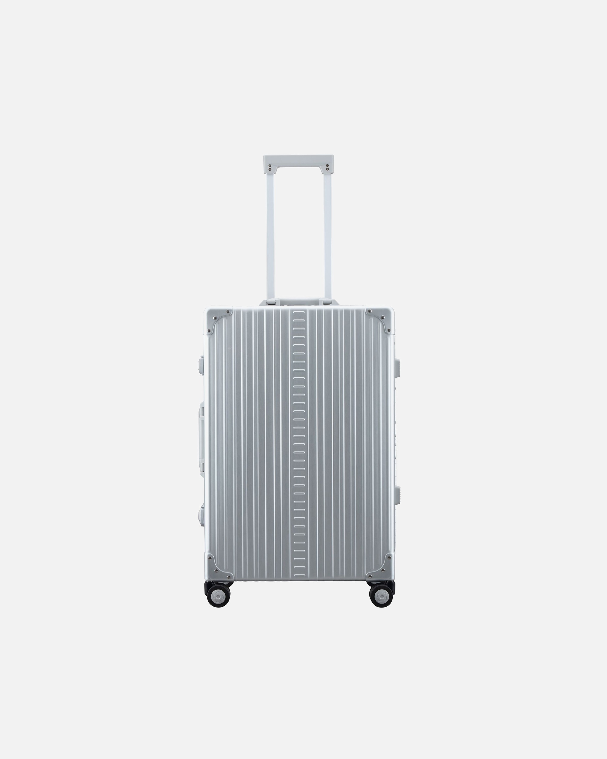 Trolley für Männlich Aleon Traveler 4-Rollen Trolley 67 cm platinum