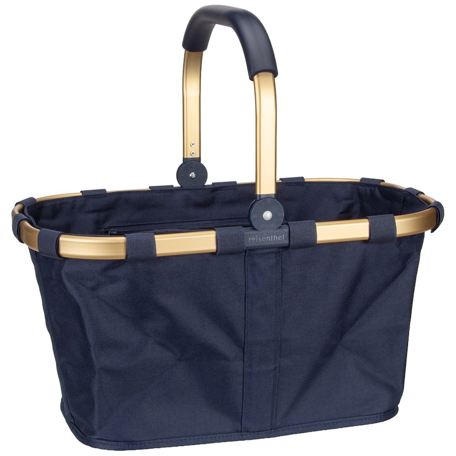Reisenthel Einkaufstasche carrybag frame twist Midnight Gold Schwarz