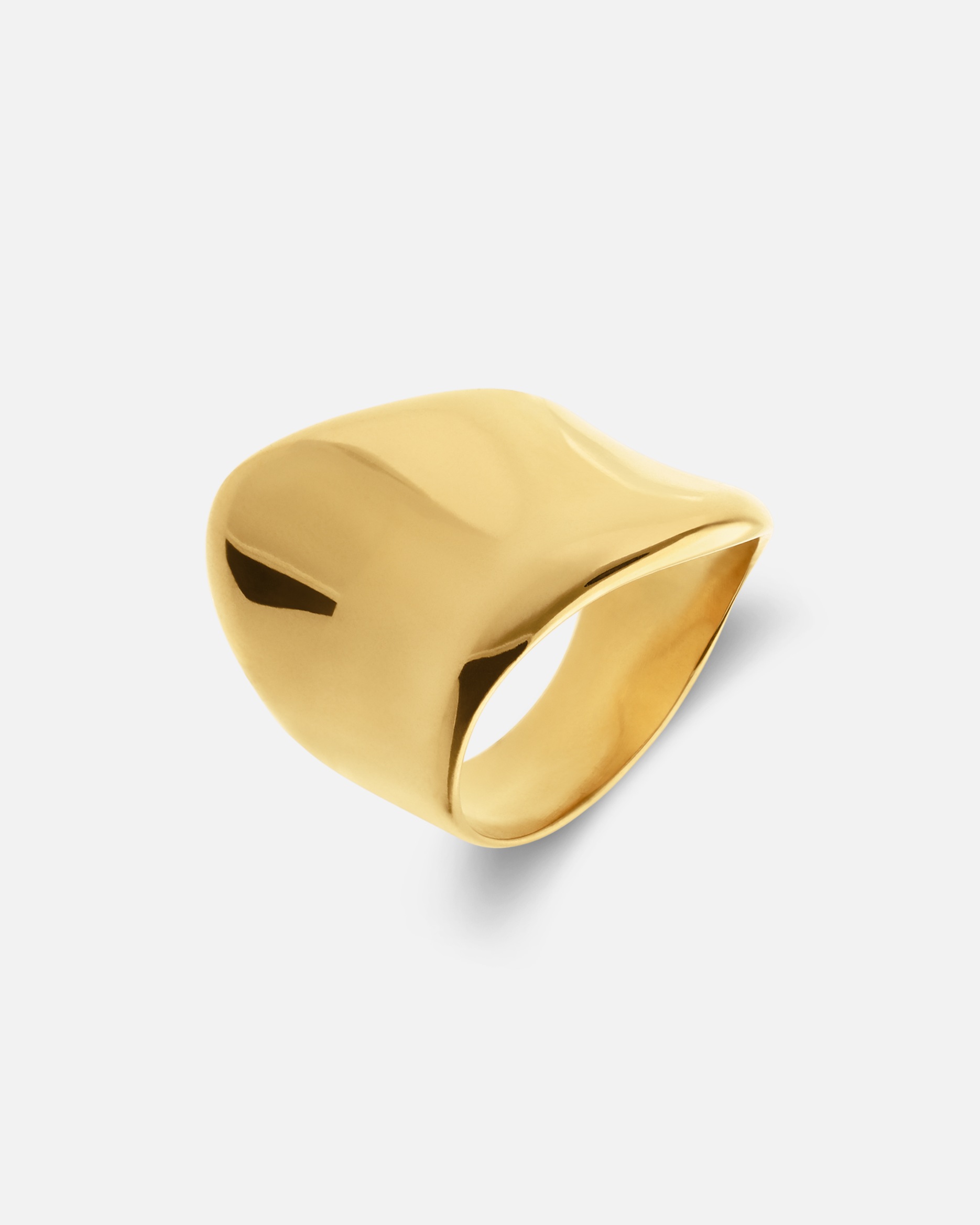 Ring für Weiblich Lucardi Ring Stahl Gold - 57mm