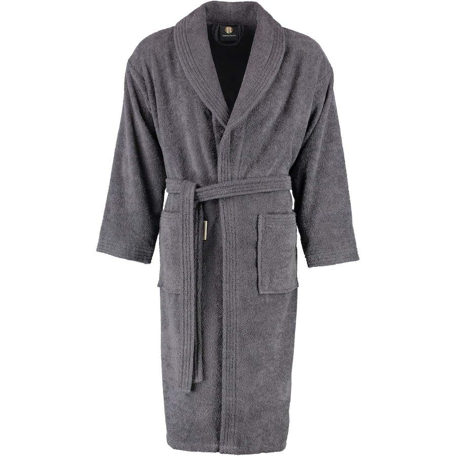 Rhomtuft Bademäntel unisex Schalkragen Sir & Lady zinn - 02 XL Weiss