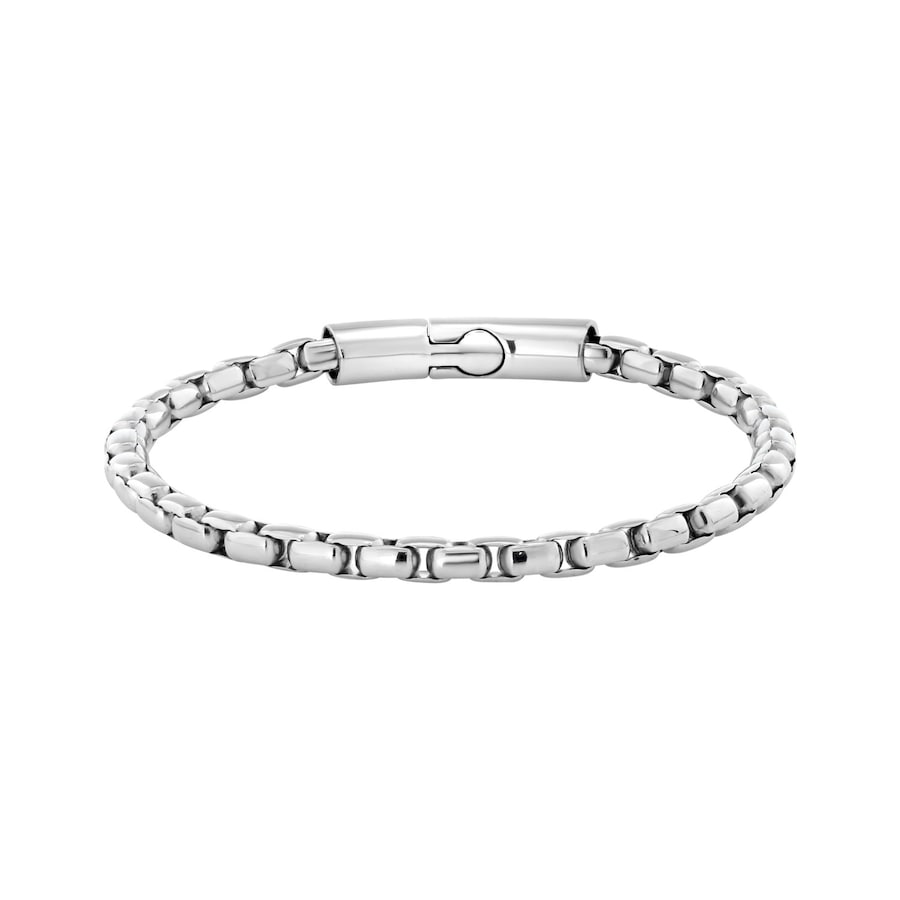 Lucardi Armband Stahl silbern 21.0mm Damen