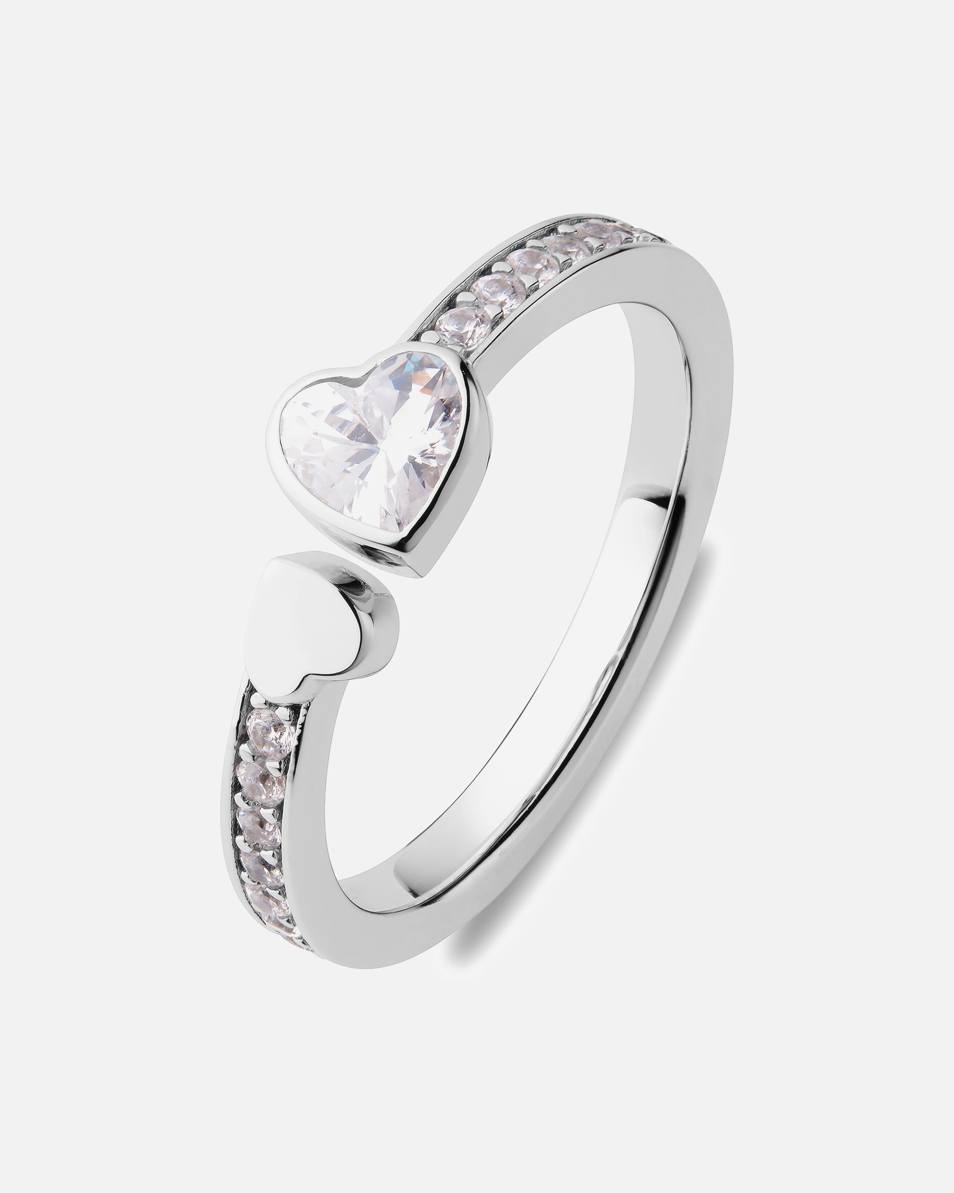 Ring für Weiblich Jette Damenring 925er Silber, recycelt 57