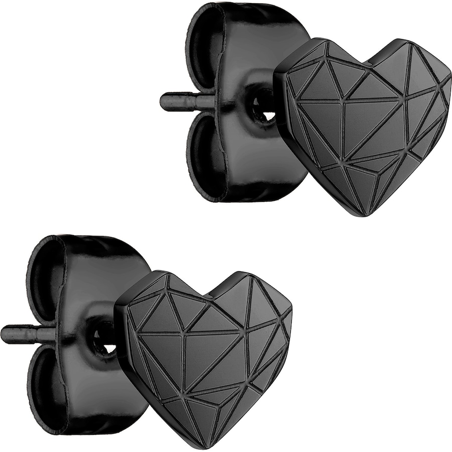 Liebeskind Ohrstecker Edelstahl schwarz Damen