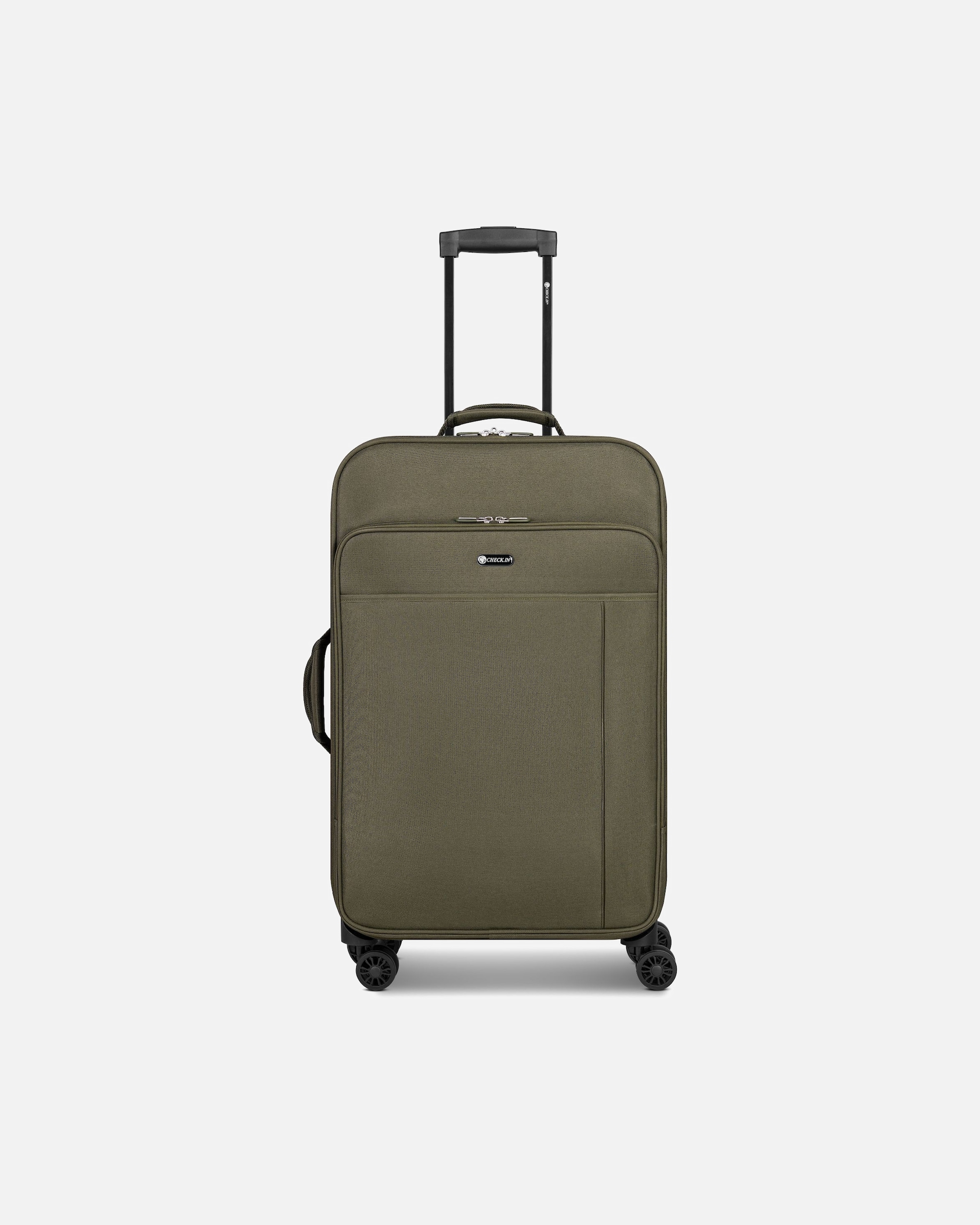 Trolley für Männlich CHECK.IN Sevilla 3.0 4 Rollen Trolley M 67 cm olive