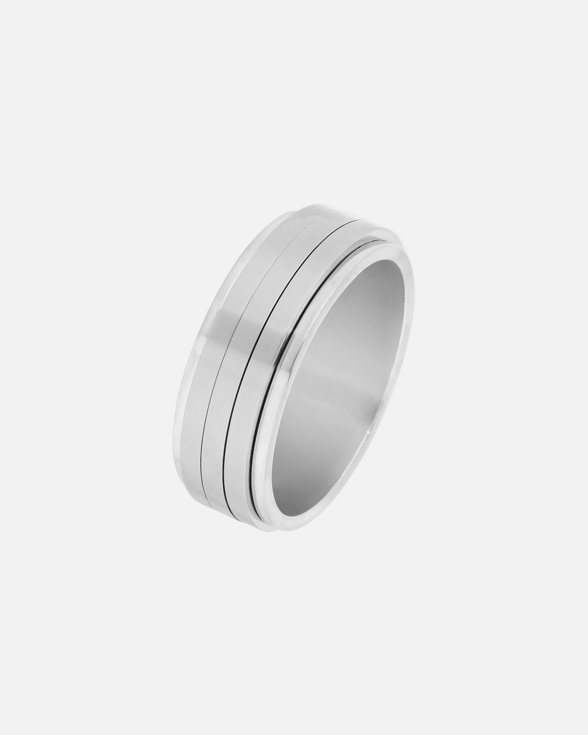Ring für Männlich Lucardi Ringe Stahl - silbern 63mm