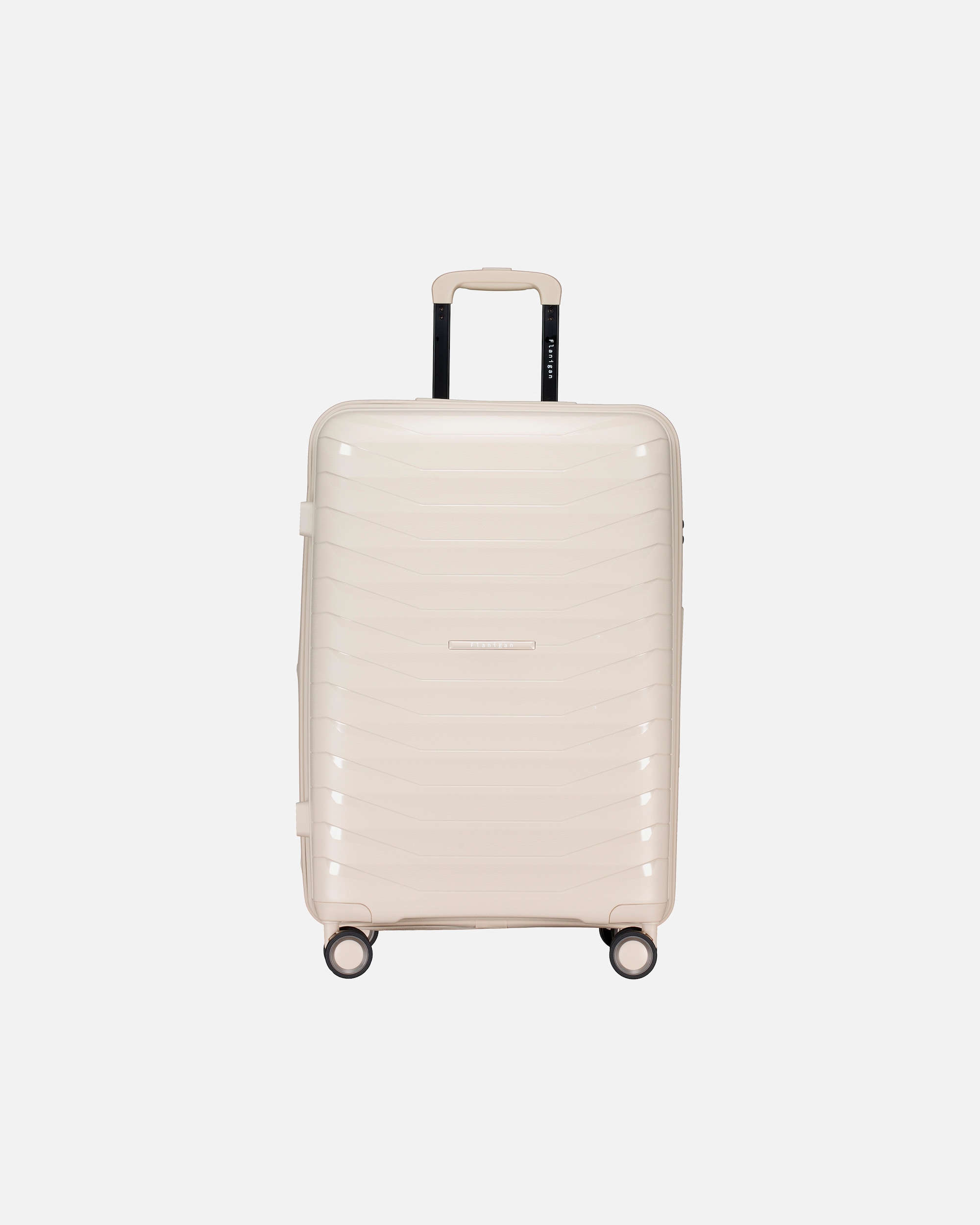 Koffer für Weiblich Flanigan Koffer FLP15 erweiterbar Größe M Beige