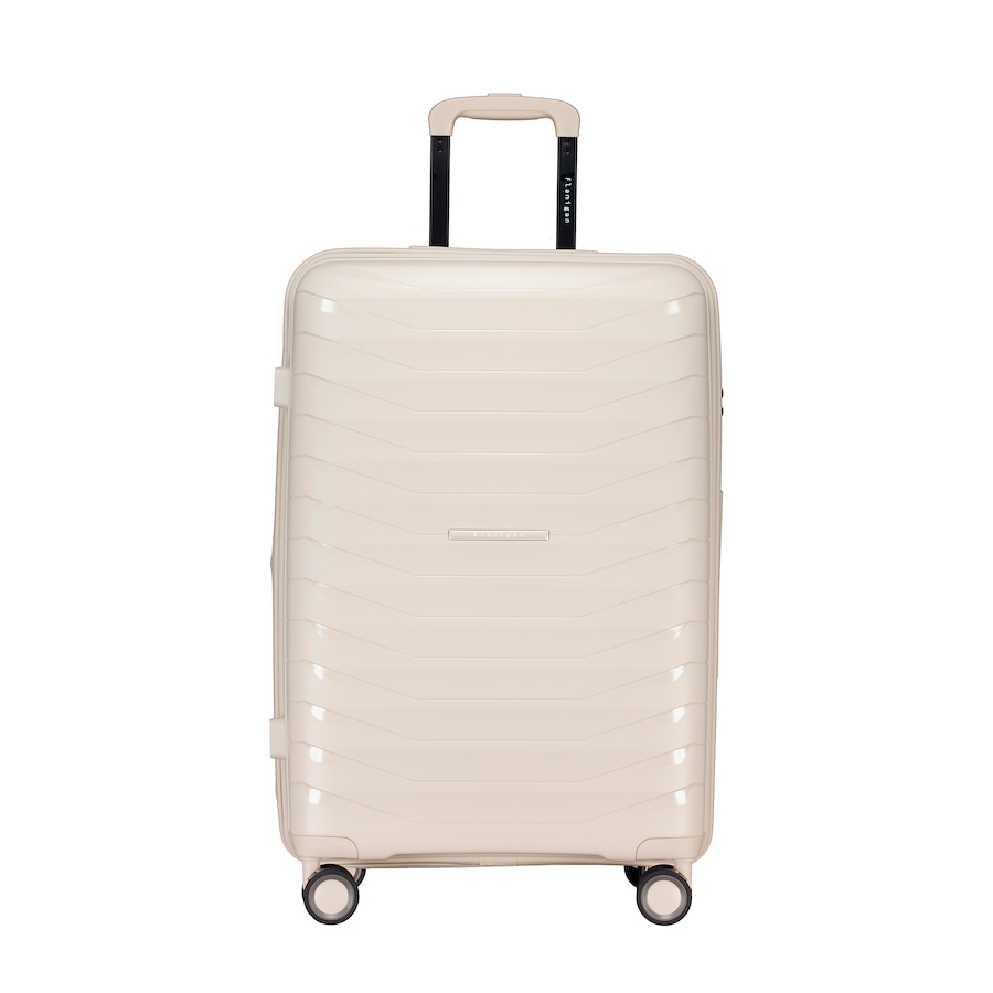 Flanigan Koffer FLP15 erweiterbar Größe M Beige Damen