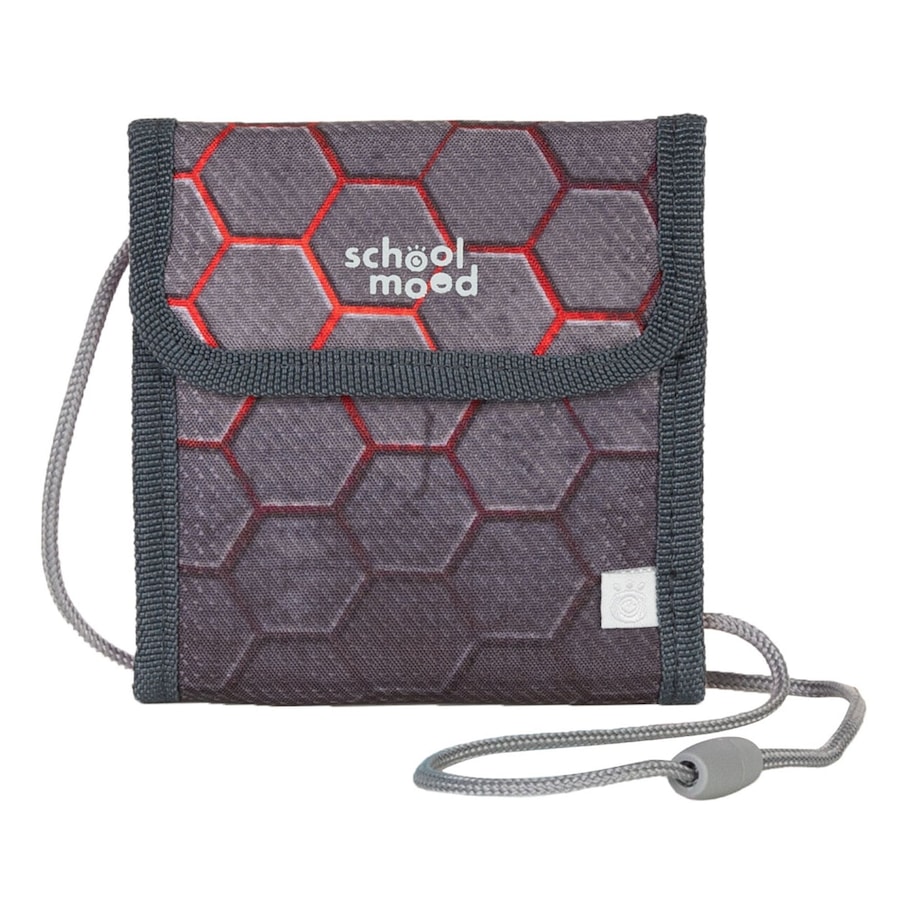 School-Mood Brustbeutel Drache Grau