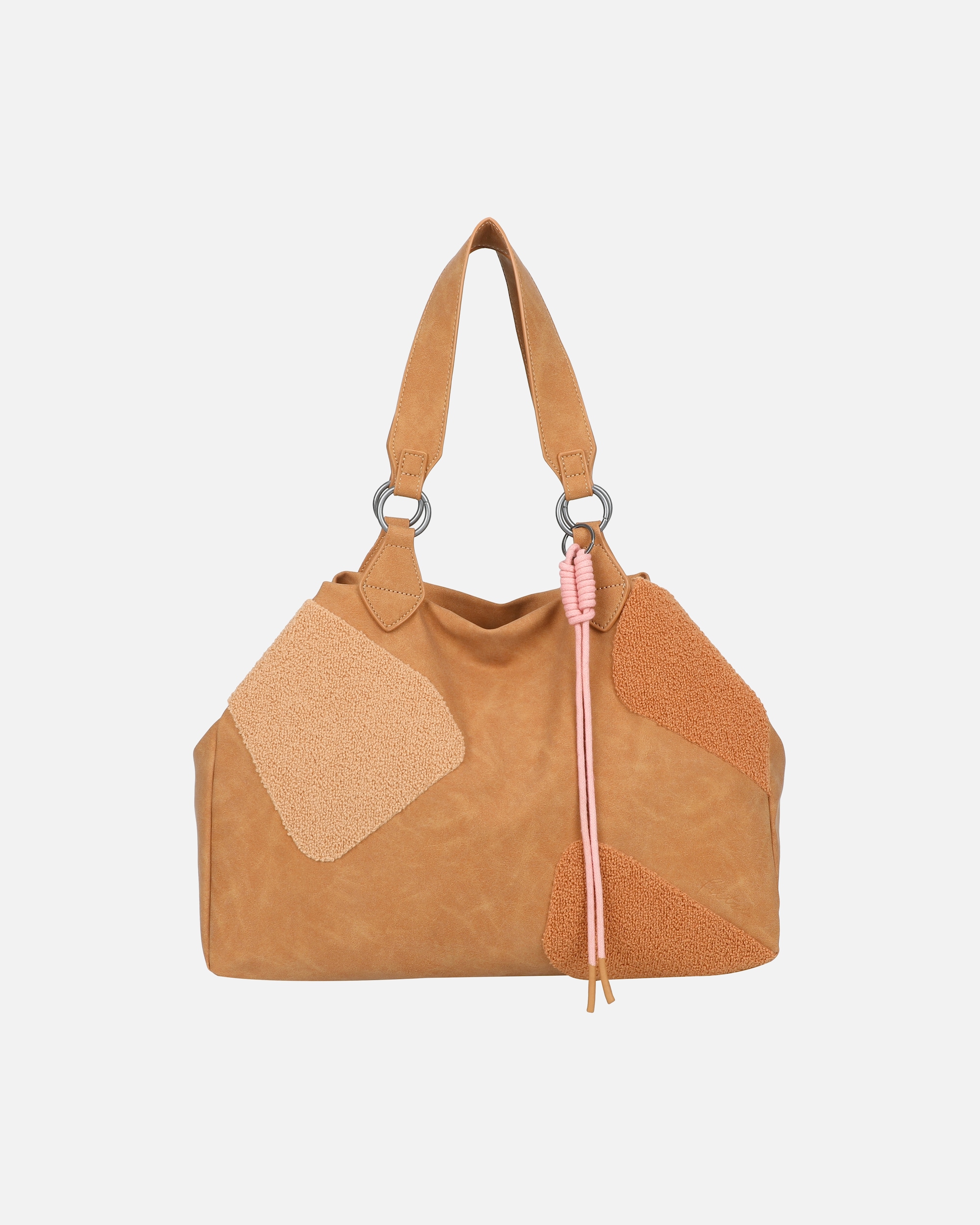 Tasche für Weiblich Fritzi aus Preußen Shopper Izzy Medium Limited Happy mit moderner und weicher Flockung braun