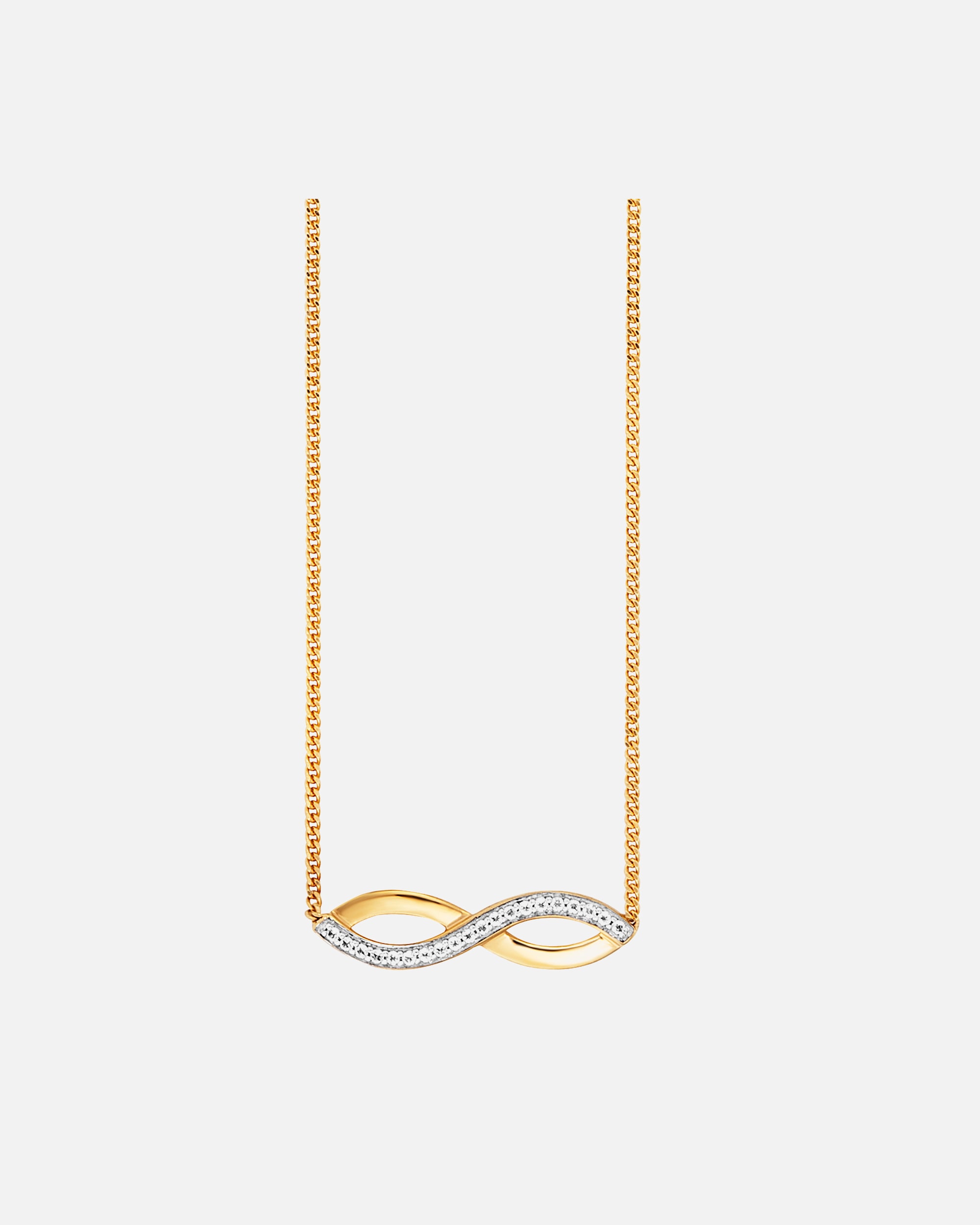 Kette für Weiblich caï Collier 925/- Sterling Silber Topas 0,096ct. 42+3cm