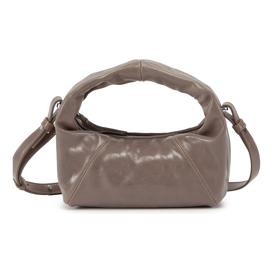 LES VISIONNAIRES Greta Schultertasche vanilla latte Grau Damen