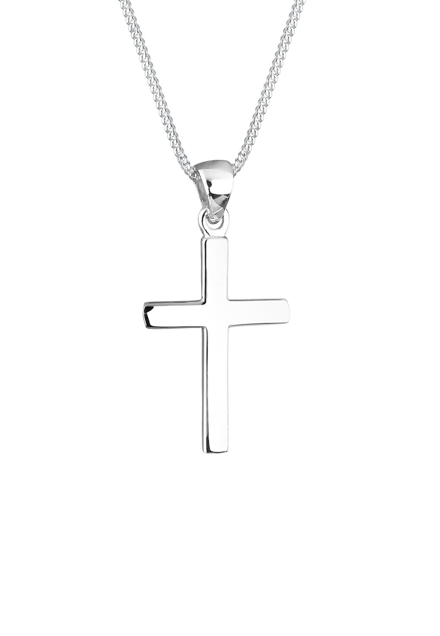 Elli Kreuz Symbol Kommunion Konfirmation 925 Silber 50 Damen