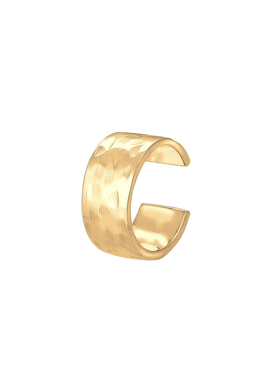 Elli Basic Single Earcuff Blogger Trend 925 Silber goldfarben Damen