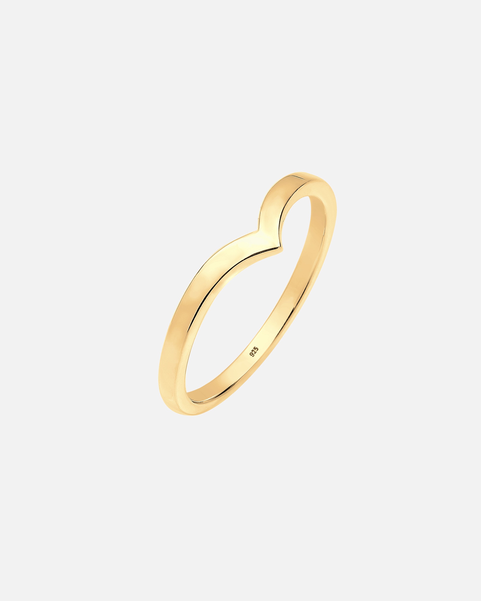 Ring für Weiblich Elli V-Stacking Geo Trend Blogger 925 Sterling Silber 54