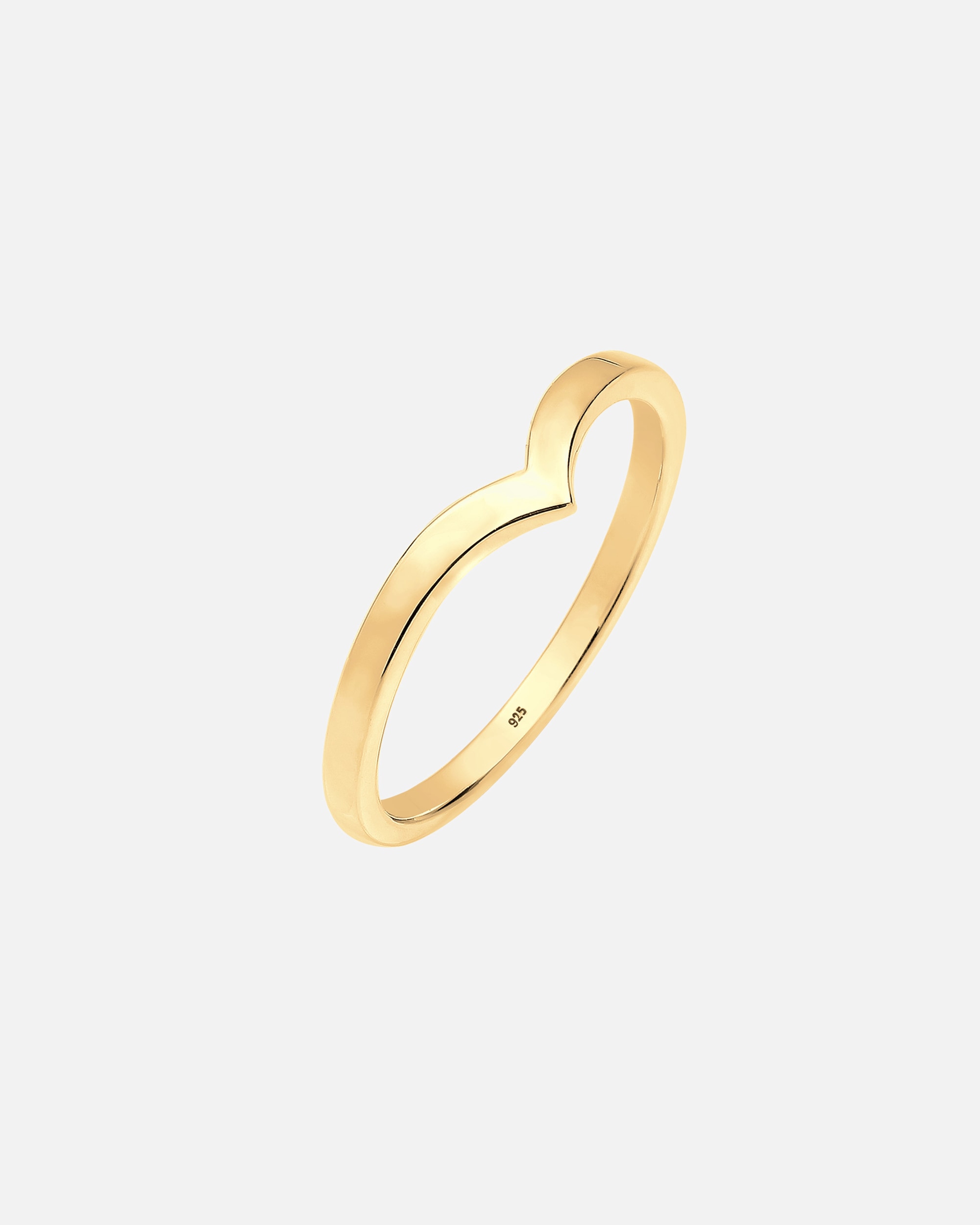 Ring für Weiblich Elli V-Stacking Geo Trend Blogger 925 Sterling Silber 58