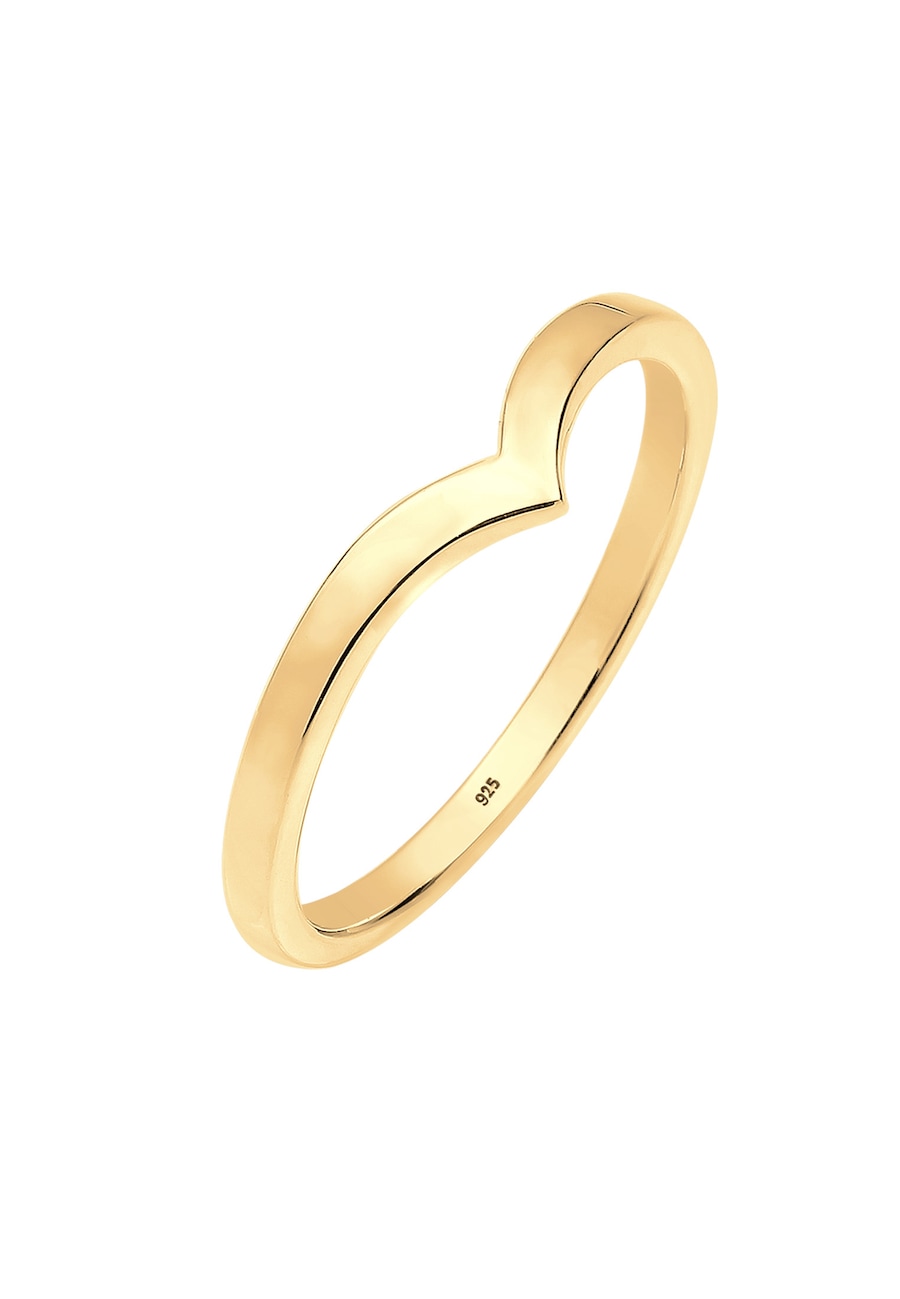 Elli V-Stacking Geo Trend Blogger 925 Sterling Silber 58 Damen