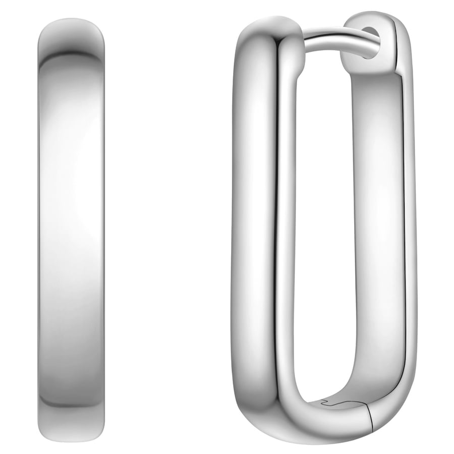 Glanzstücke München Creolen aus Sterling Silber in silber 17,8 mm Damen