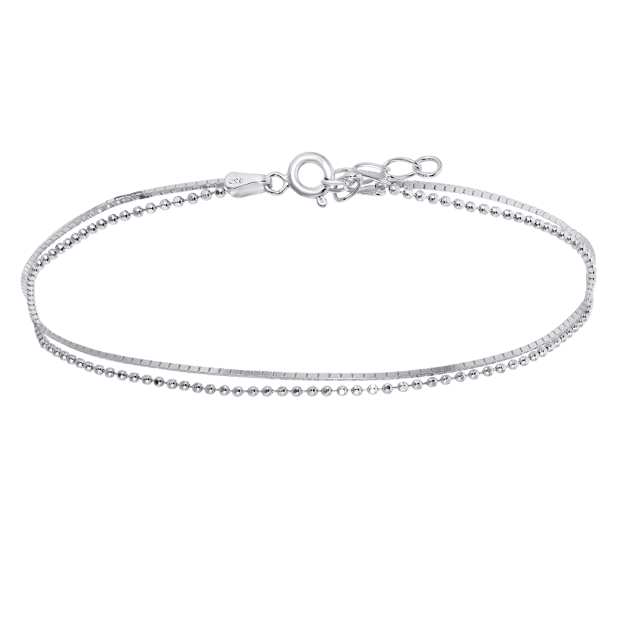Lucardi Armband 925 Silber - silbern Damen