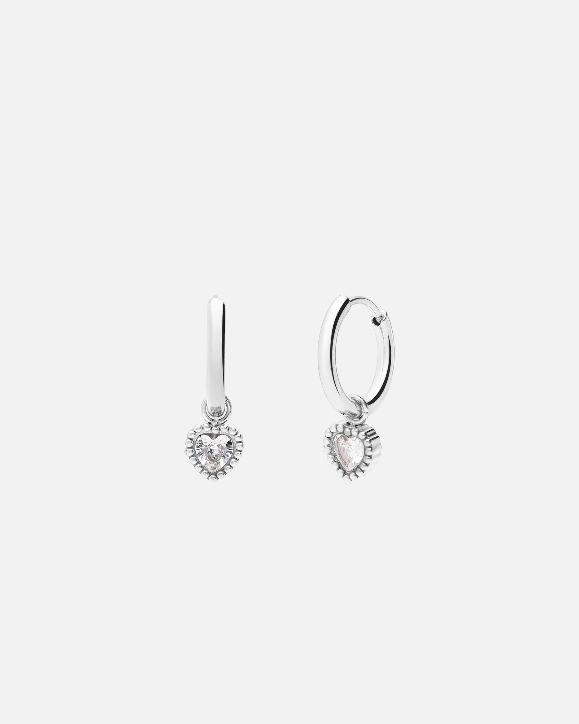 Ohrringe für Weiblich Lucardi Ohrringe Stahl - Silberfarbig Silber