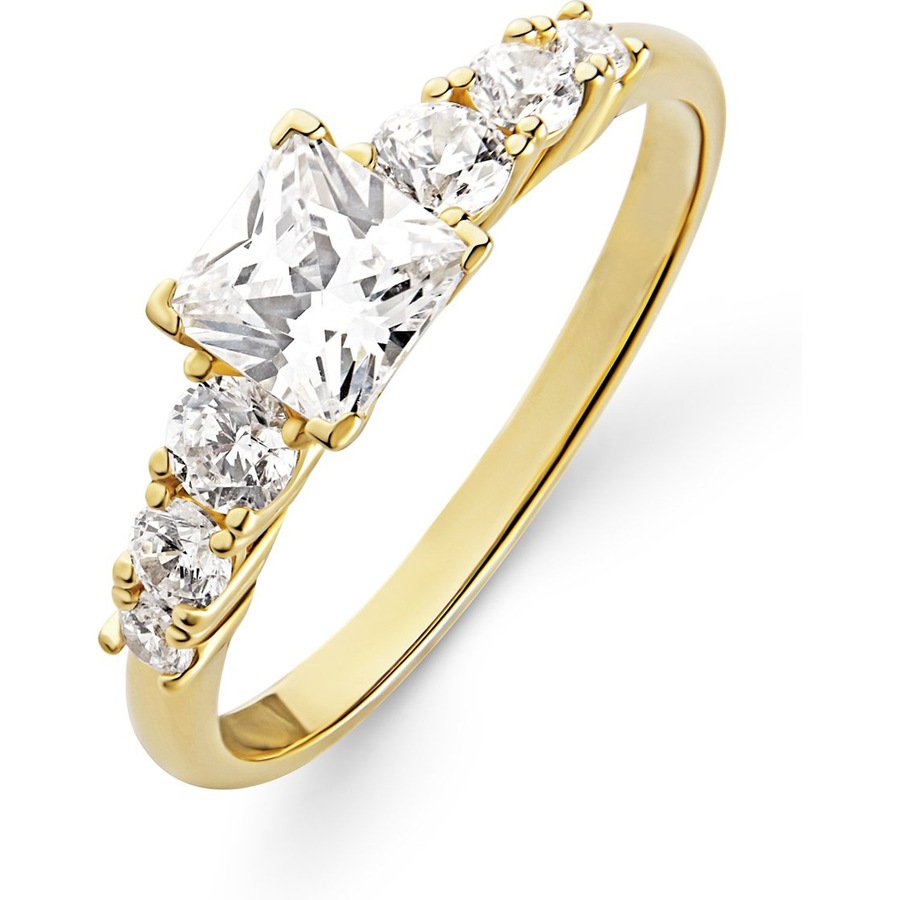 CHRIST Damenring 375er Gelbgold 52 Damen
