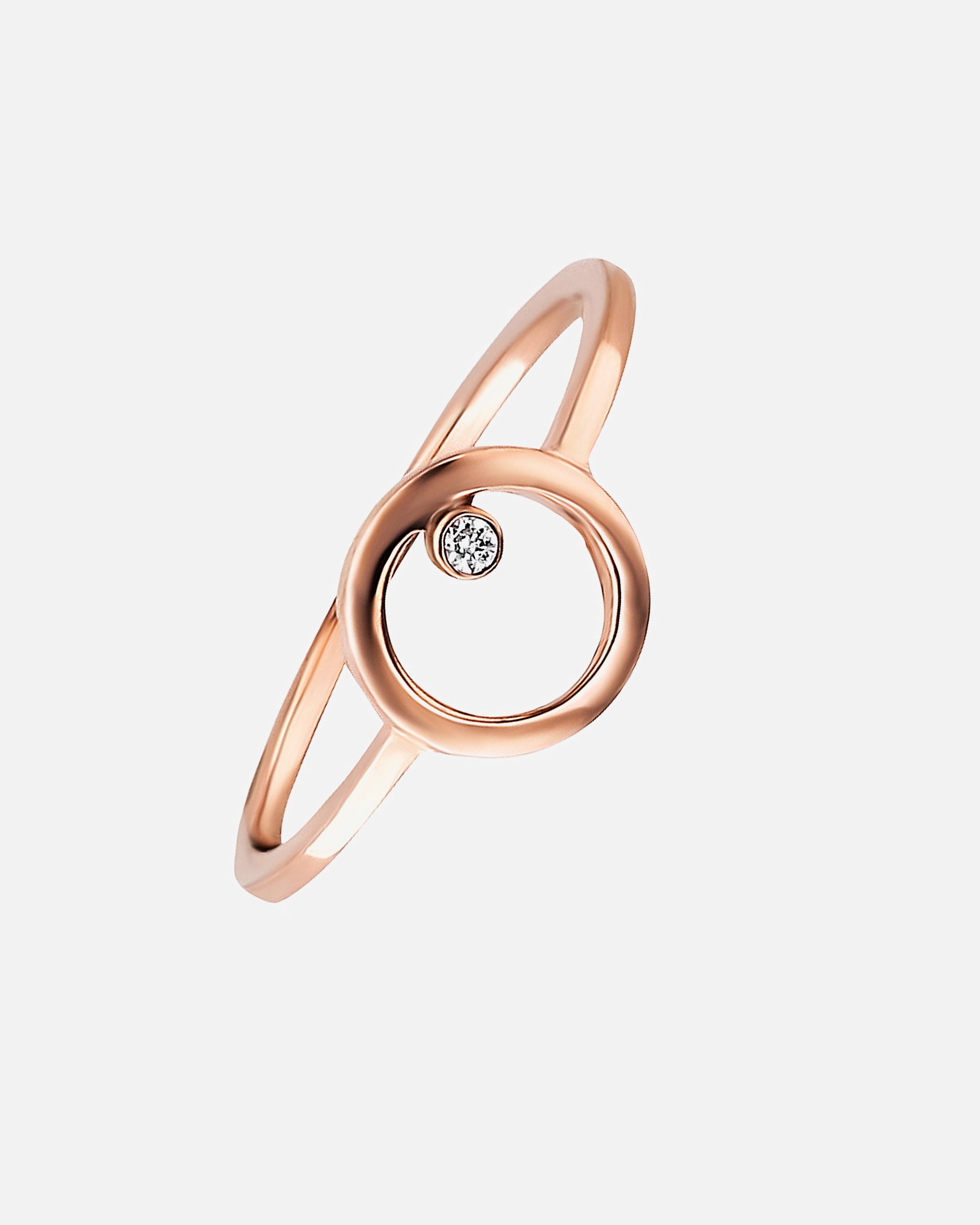 Ring für Weiblich caï Ring 925/- Sterling Silber Zirkonia weiß 58