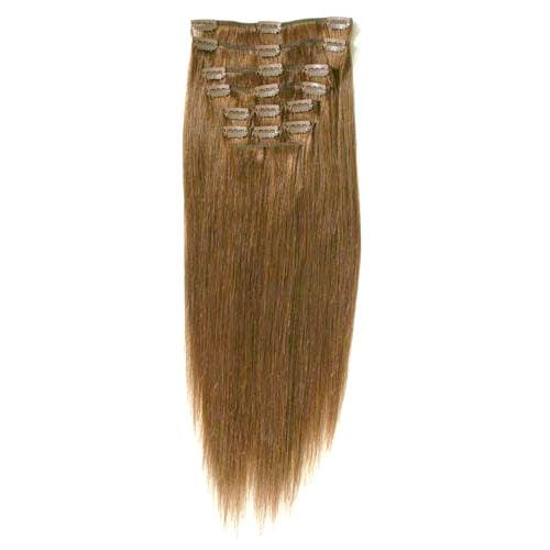 Fashiongirl Clip-in Extensions Feuerrot - 65 cm #12 Hellbraun Braun