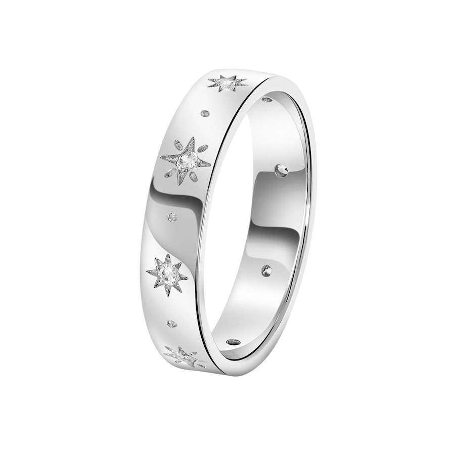 Lucardi Ringe 925 Silber - silbern 53mm Damen