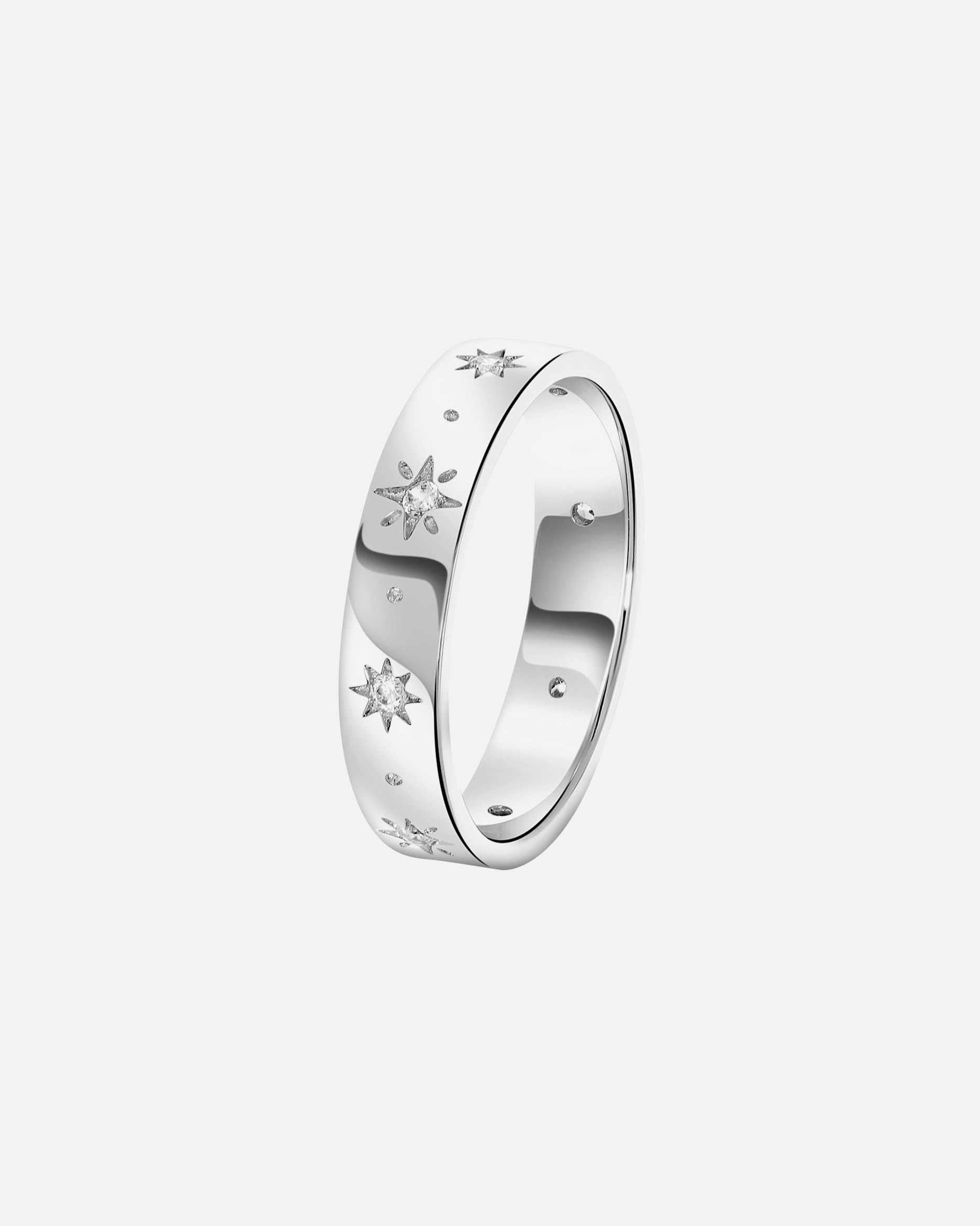 Ring für Weiblich Lucardi Ringe 925 Silber - silbern 58mm