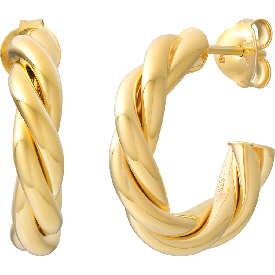 caï Creolen 925er Silber gold Damen