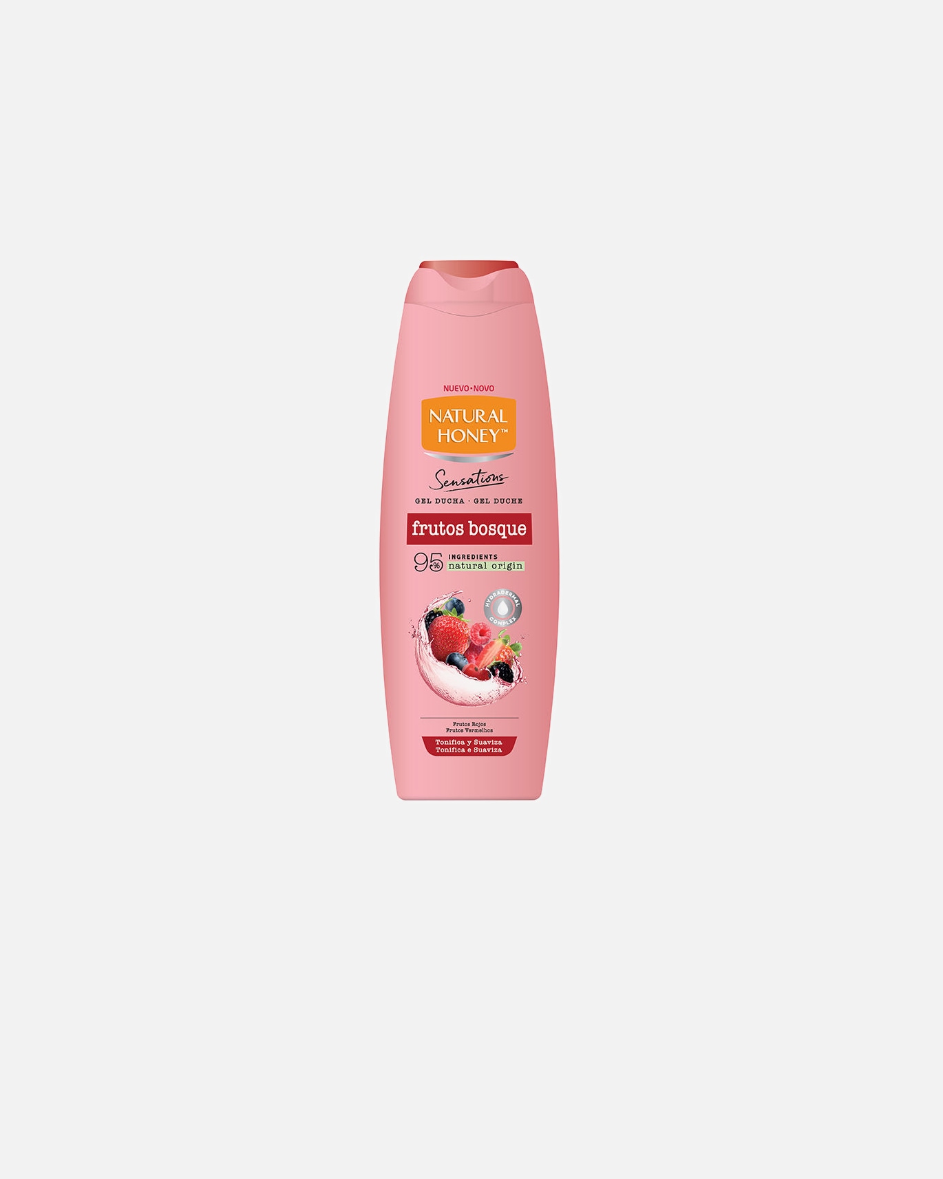 Duschgel für Unisex Natural Honey Duschgel mit Waldfrüchten 650 ml