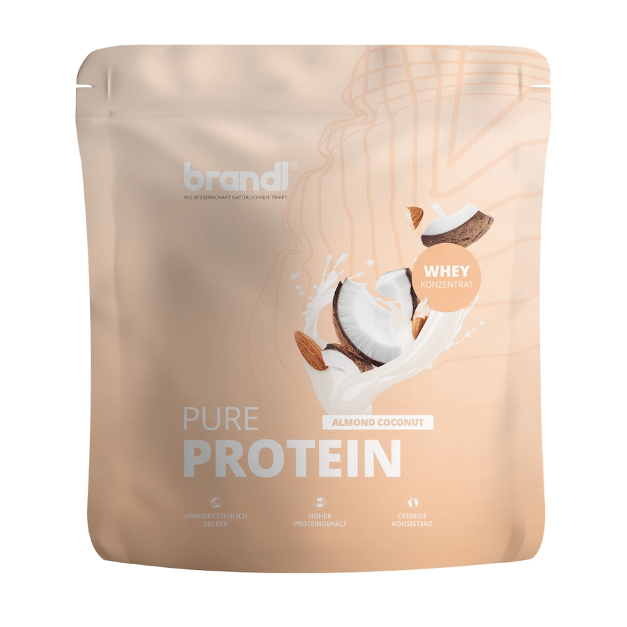 Brandl Nutrition Proteinpulver aus Whey Almond Coconut 1000 g