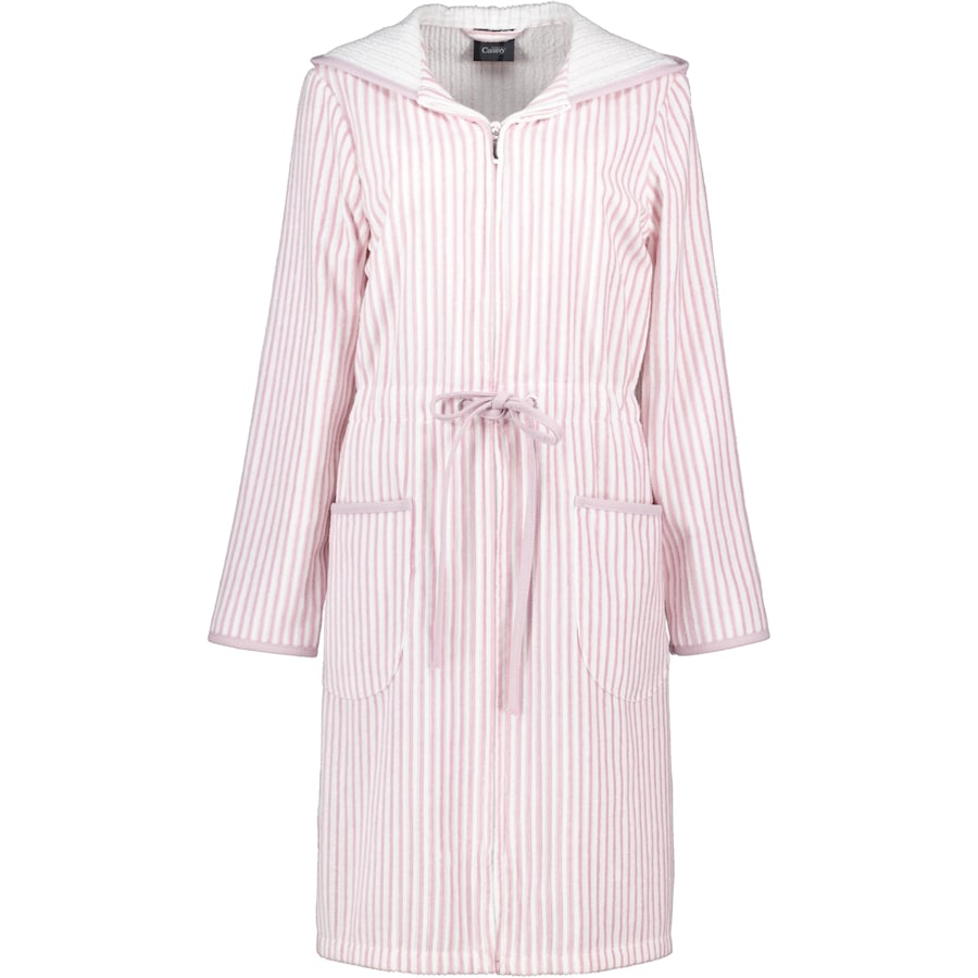 Cawö Bademäntel Damen Reißverschluss 6416 malve - 22 S Weiss