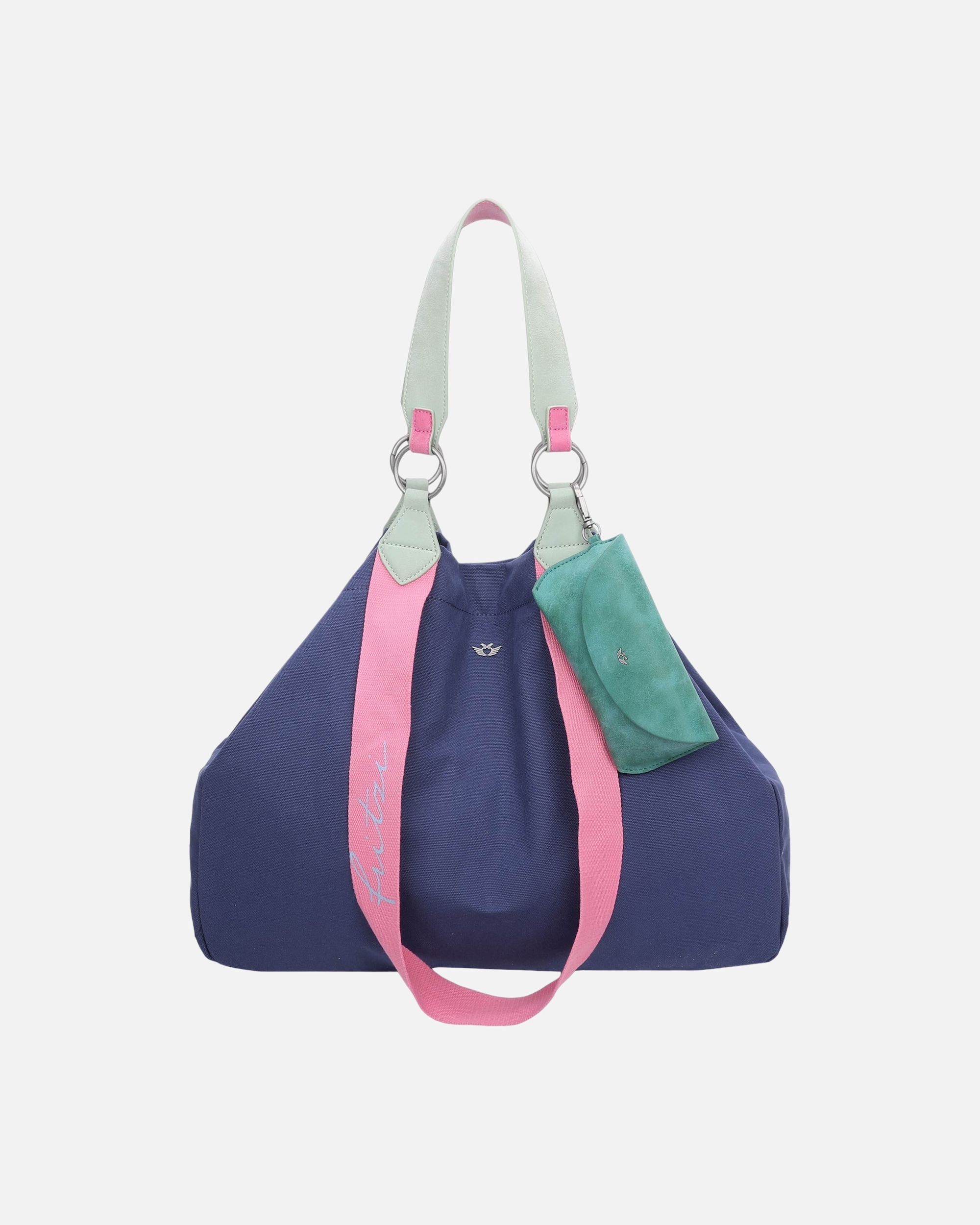 Tasche für Weiblich Fritzi aus Preußen Shopper Izzy aus veganen Materialien blau