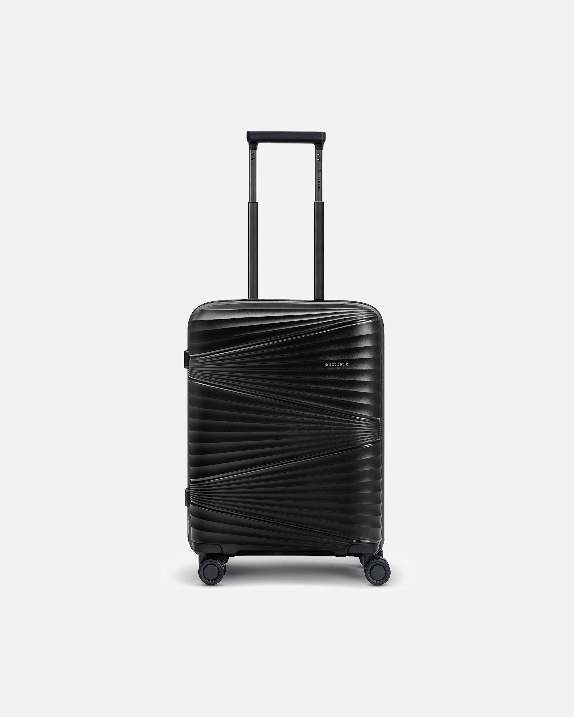 Handgepäckkoffer für Männlich Pactastic Collection 02 THE CABIN 4 Rollen Kabinentrolley 55 cm black metallic