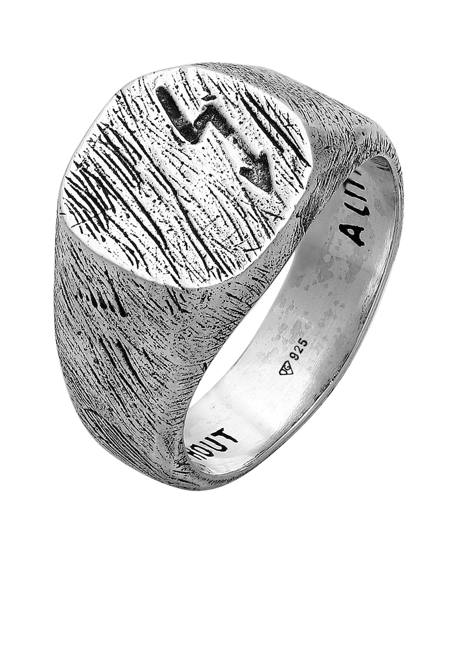 Haze & Glory Siegelring - The Thunder 925 Silber 62 Herren