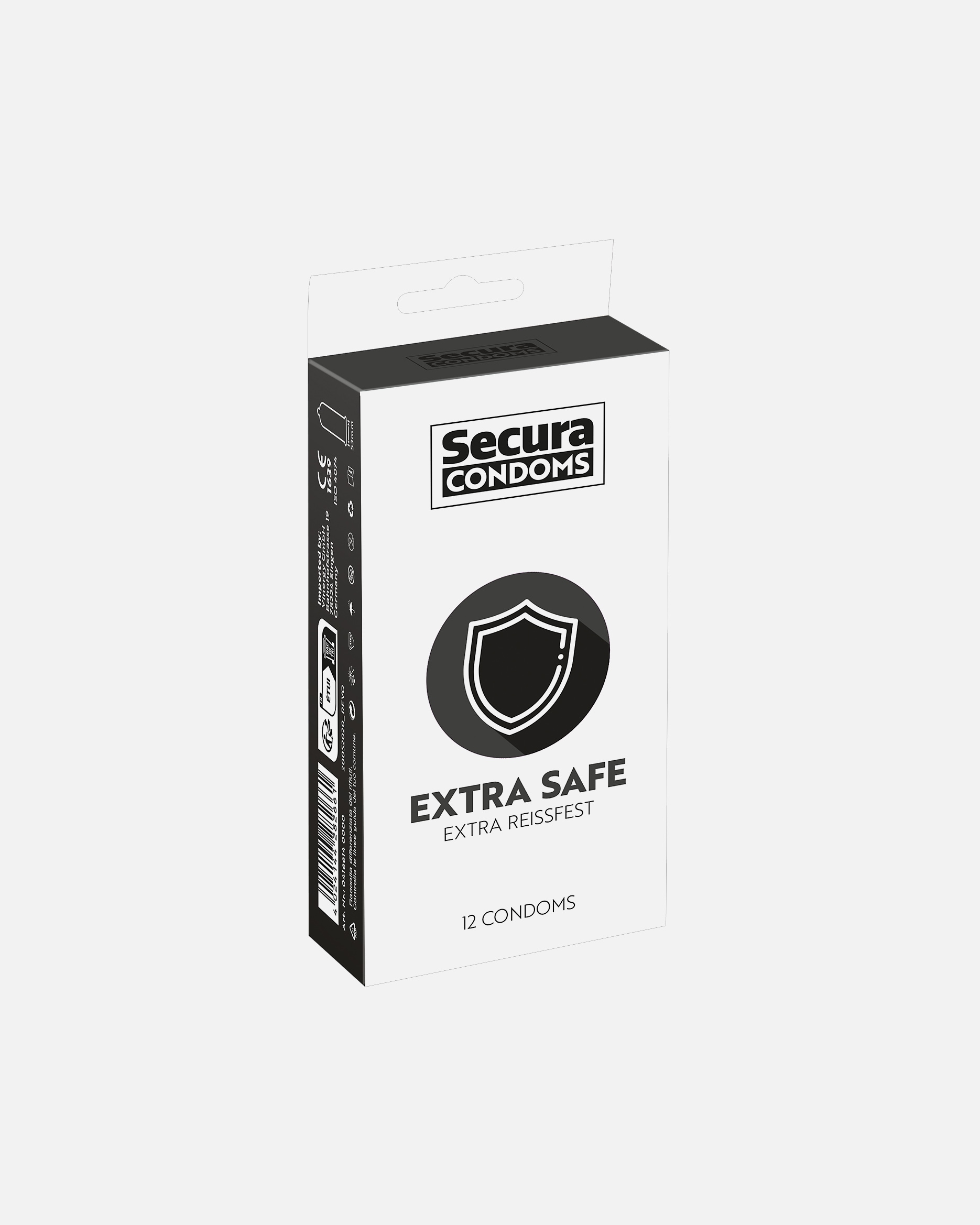 Kondome für Unisex Secura Kondome Extra Safe 12 Stück