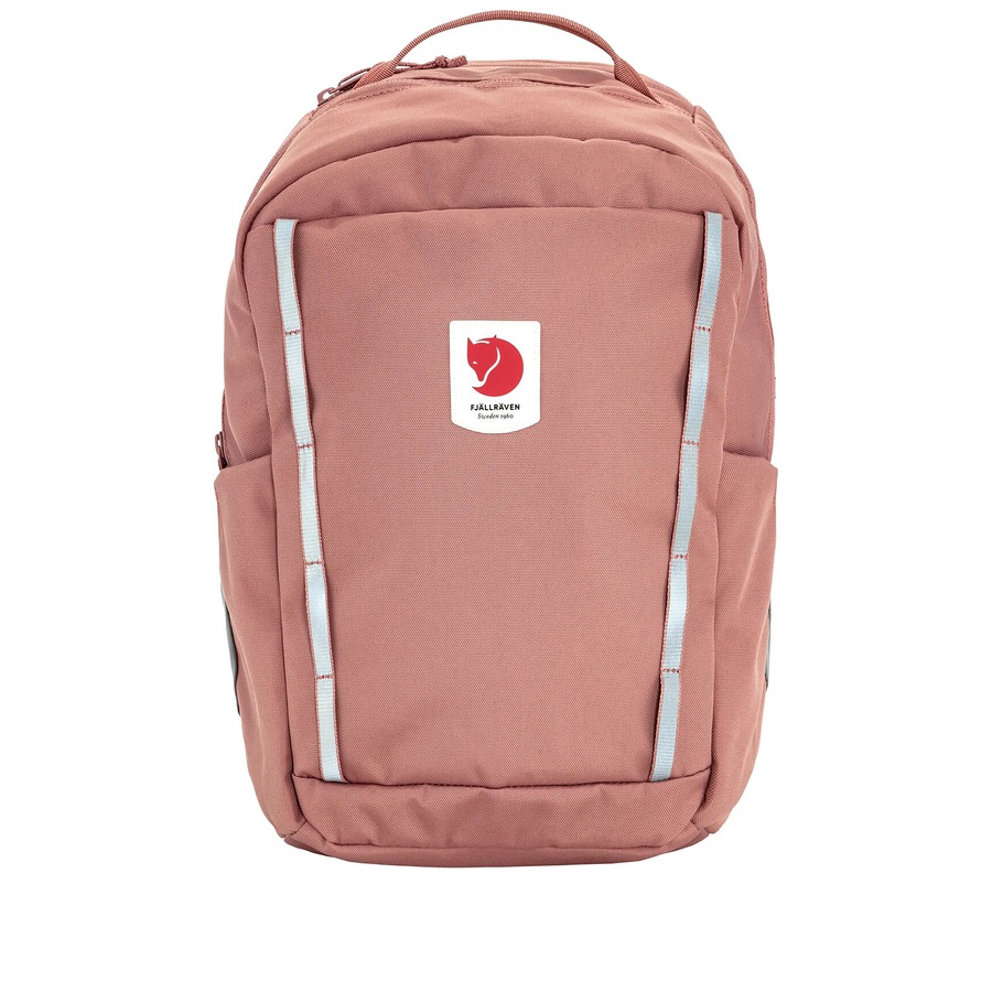 Fjällräven Rucksack Skule Kids rundum reflektierend Dusty Rose Silber