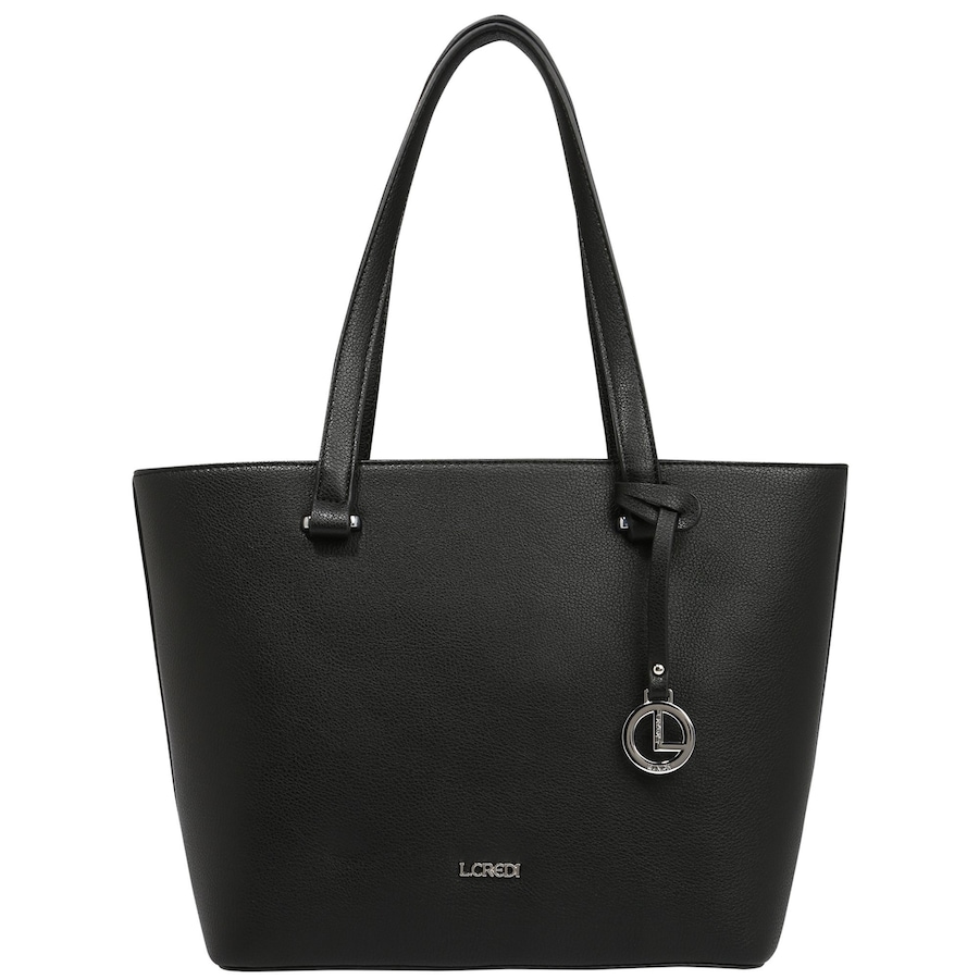 L.CREDI Filippa Shopper Tasche 35 cm schwarz Schwarz Damen