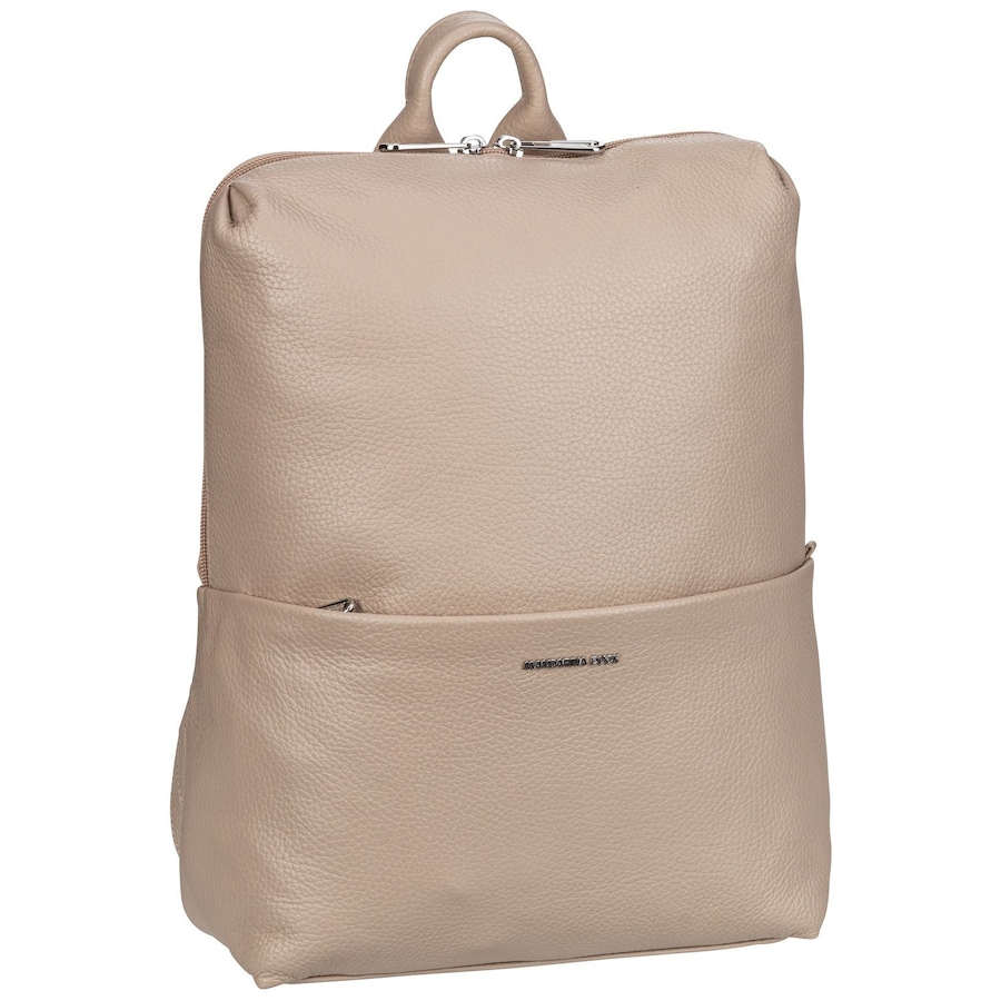 Mandarina Duck Rucksack Mellow Leather Squared FZT38 Warm Taupe Nude Damen