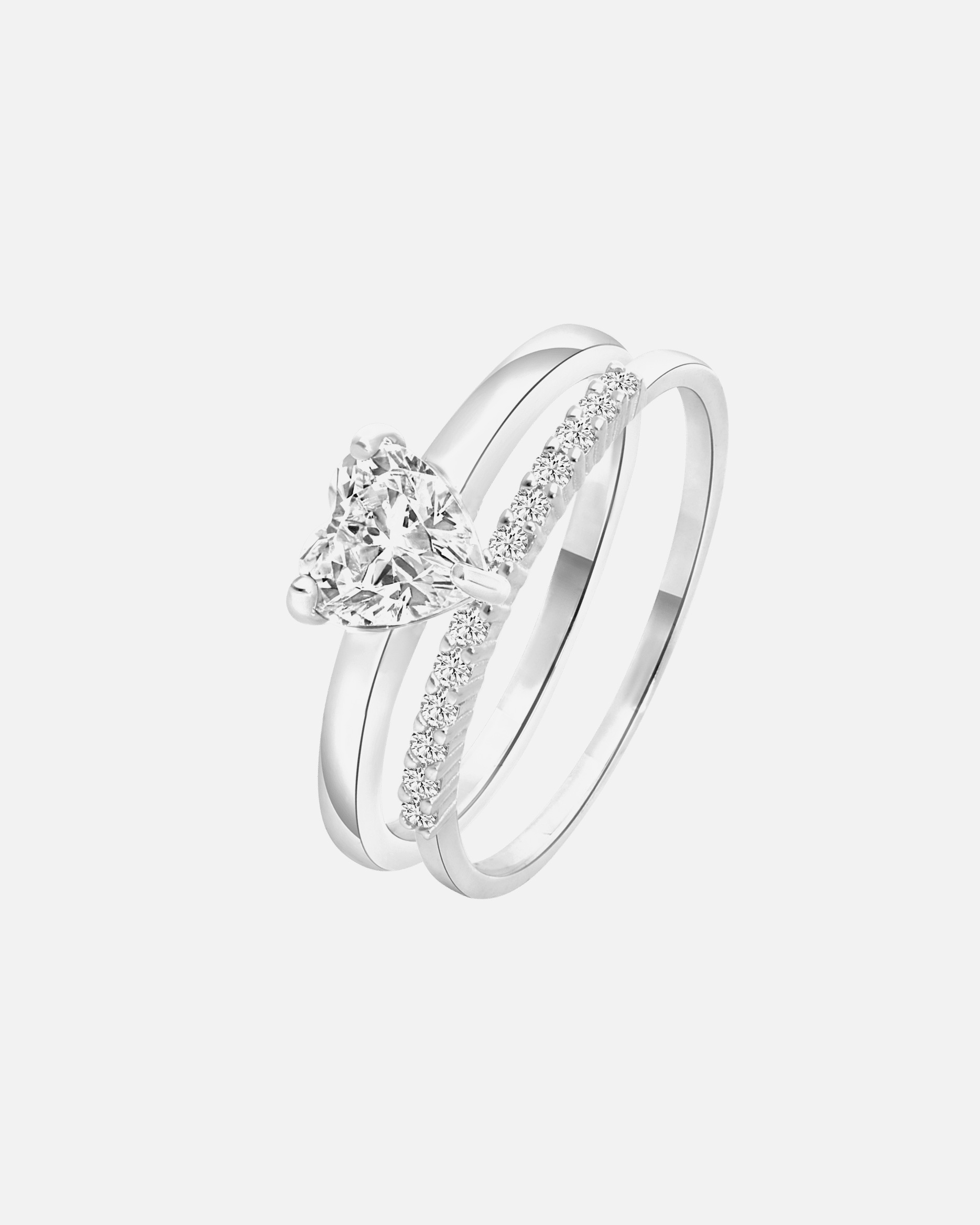 Ring für Weiblich Lucardi Ringe 925 Silber - silbern 52mm