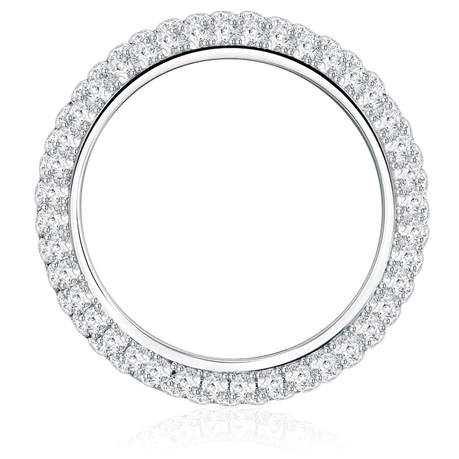 Trilani Ring Sterling Silber Zirkonia in 50 Damen