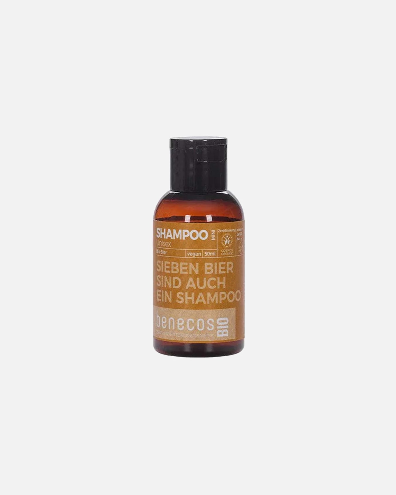 Shampoo für Unisex benecos Bier - Shampoo Unisex Mini 50 ml