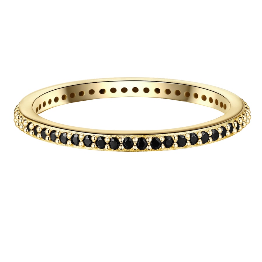 Glanzstücke München Ring aus Sterling Silber in gelbgold mit Zirkonia 52 Damen