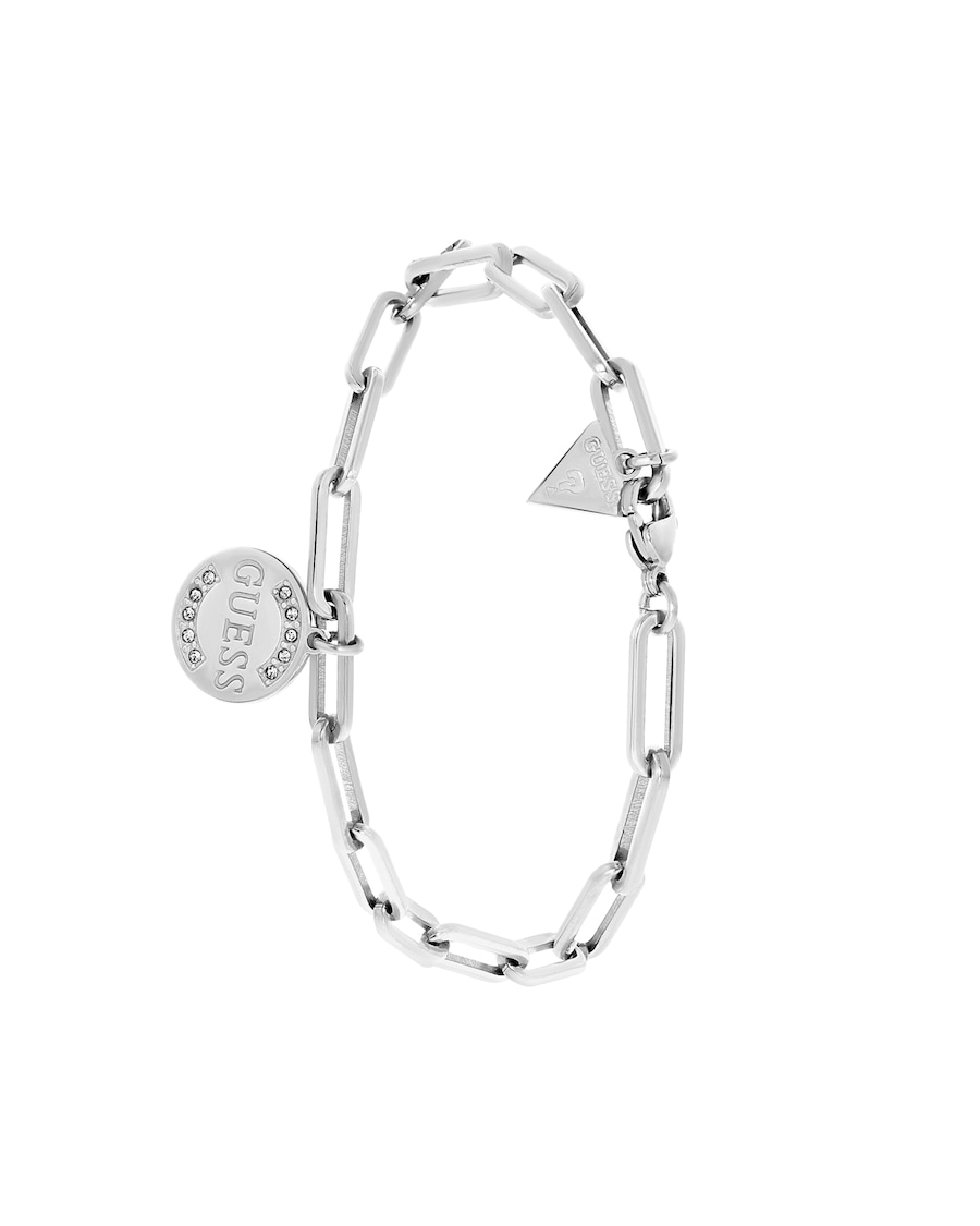 Guess Armband 'Closed Forever' Stahl Silber Damen