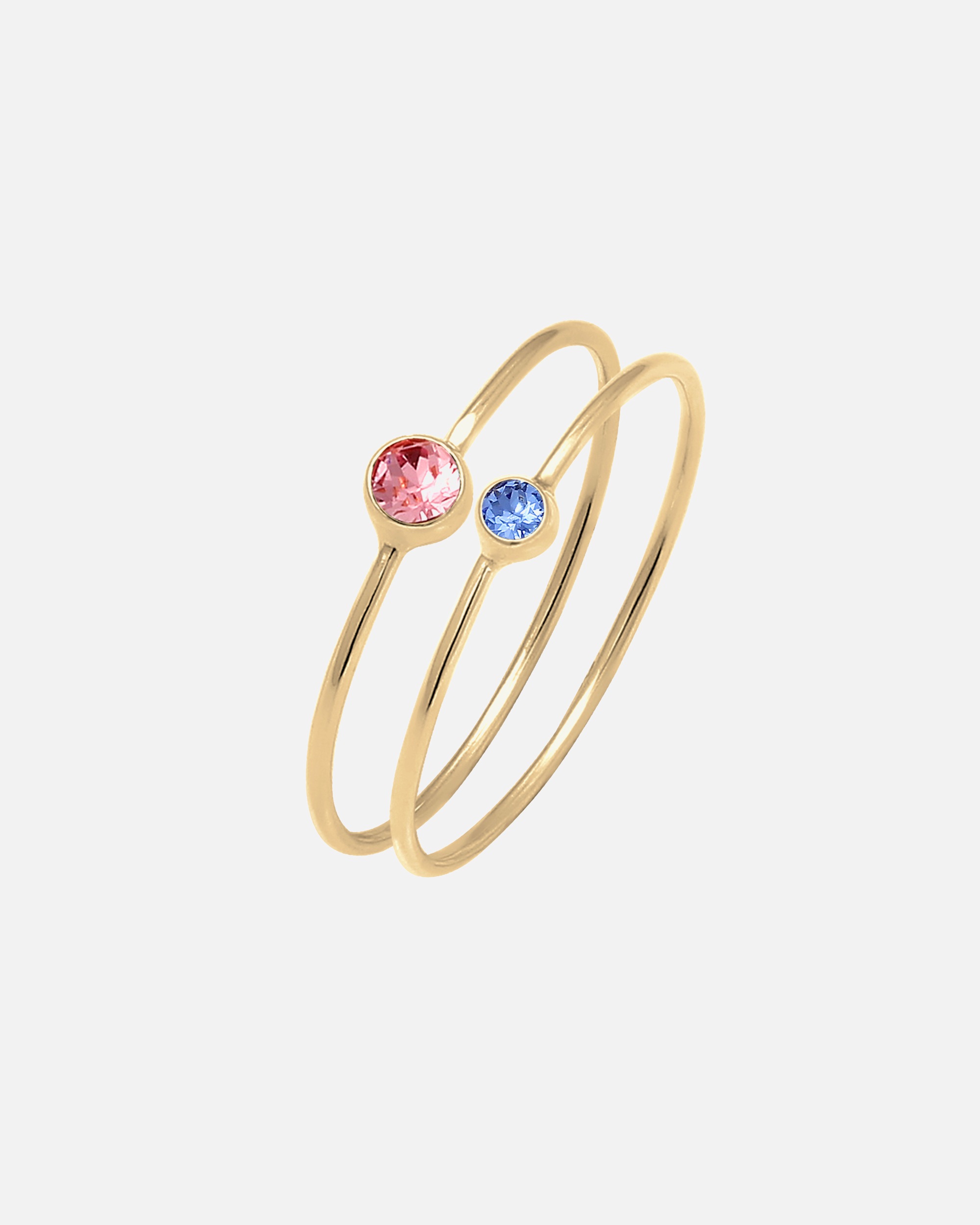 Ring für Weiblich Elli Set 925 Silber, mit Kristallen von Swarovski® 60