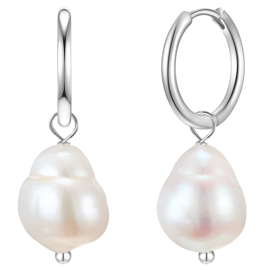 Glanzstücke München Creolen 925er Silber 32,6 mm Damen